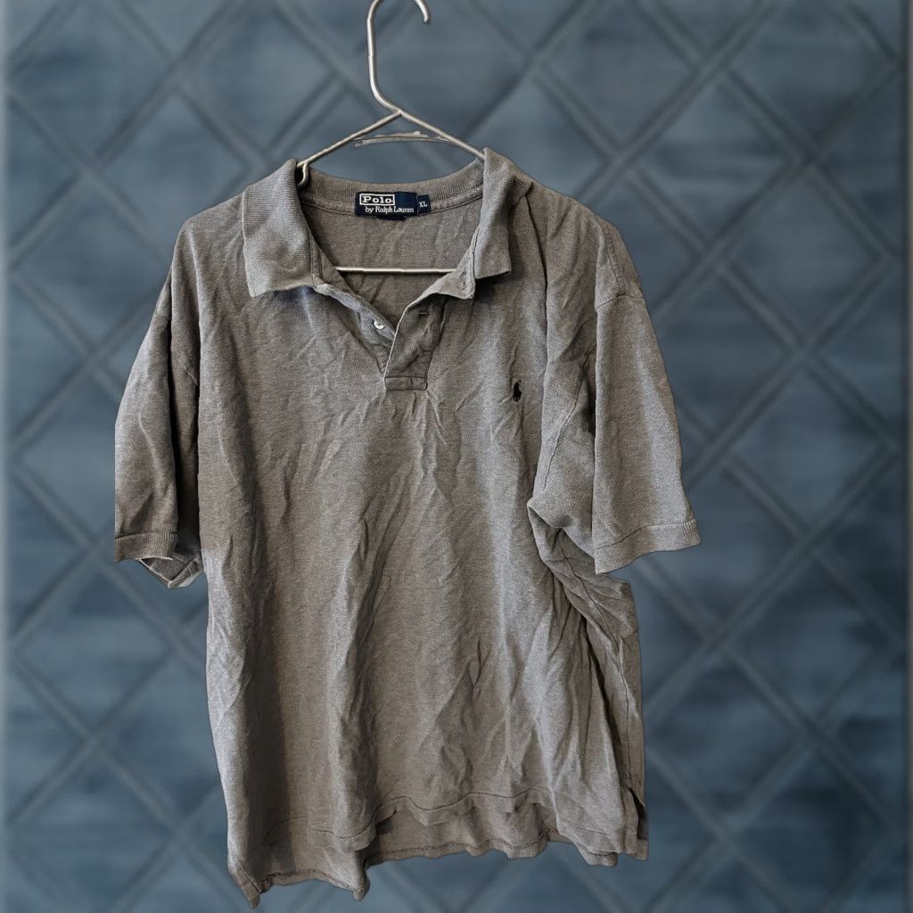 Polo Ralph Lauren Polo Ralph Lauren Polo Shirt Gray Size XL Mens Casual Classic 90s Size US XL / EU 56 / 4 - 1 Thumbnail