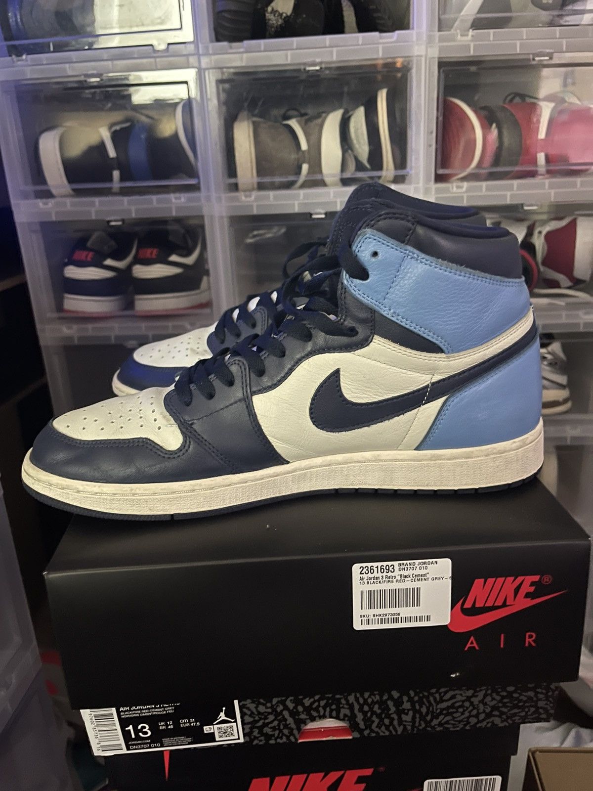 Jordan Brand × Nike Air Jordan 1 High OG Obsidian Size 13 Size US 13 / EU 46 - 7 Thumbnail