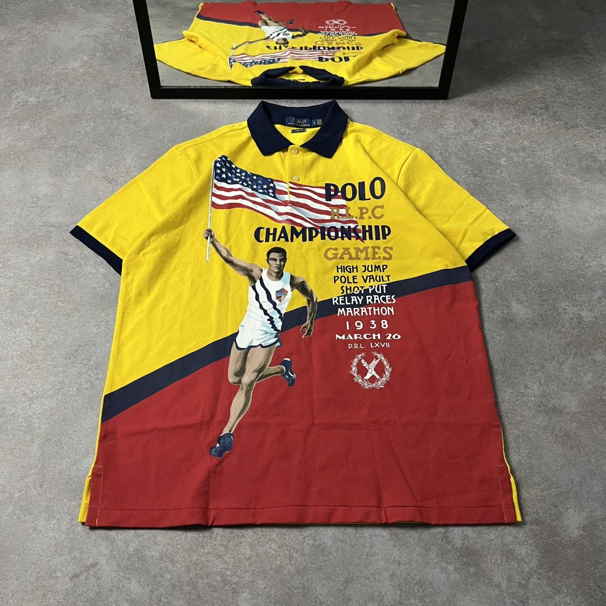 Men's Polo Ralph Lauren White LA28 Summer Paralympic Games Polo