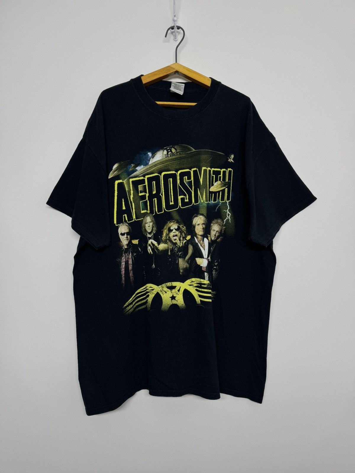 Gildan Aerosmith The Global Warming Tour 2014 T Shirt Size US XL / EU 56 / 4 - 3 Thumbnail