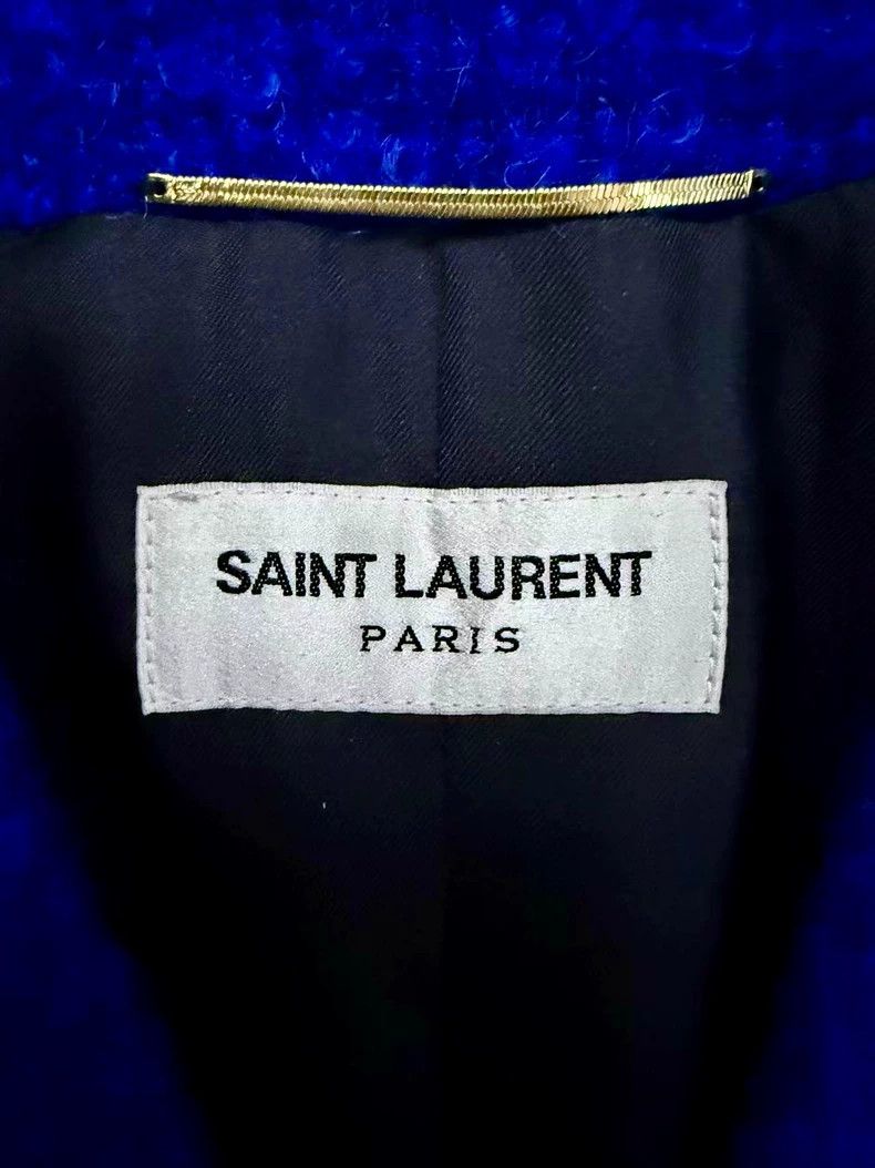 Yves Saint Laurent Saint Laurent Smelly double-breasted blue suit 2502-Nextarr Size XS / US 0-2 / IT 36-38 - 4 Thumbnail