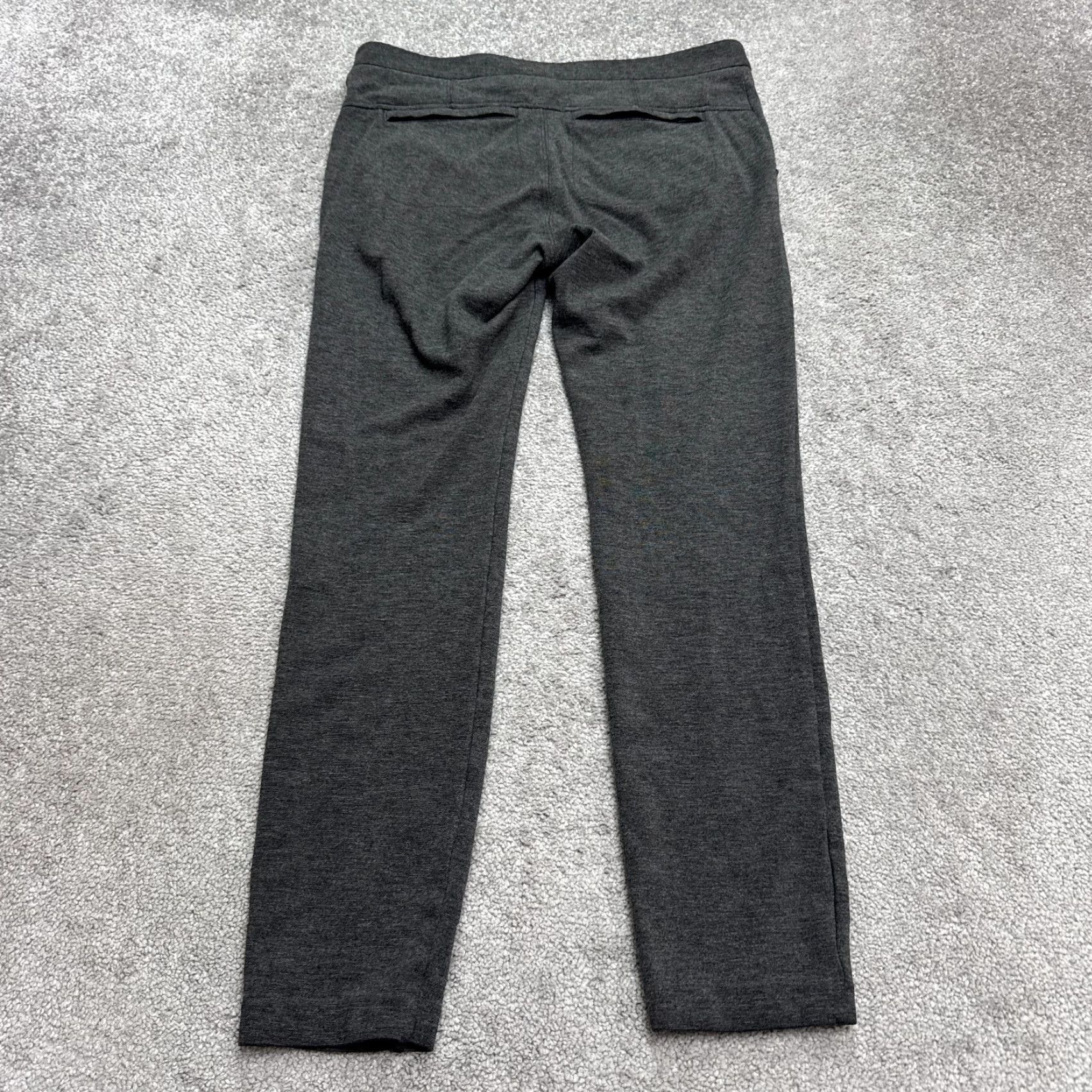 Athleta Athleta Ponte Knit Skinny Fit Trouser Pants Womens 8 Dark Gray Mid Rise Stretch Size 30" / US 8 / IT 44 - 2 Thumbnail
