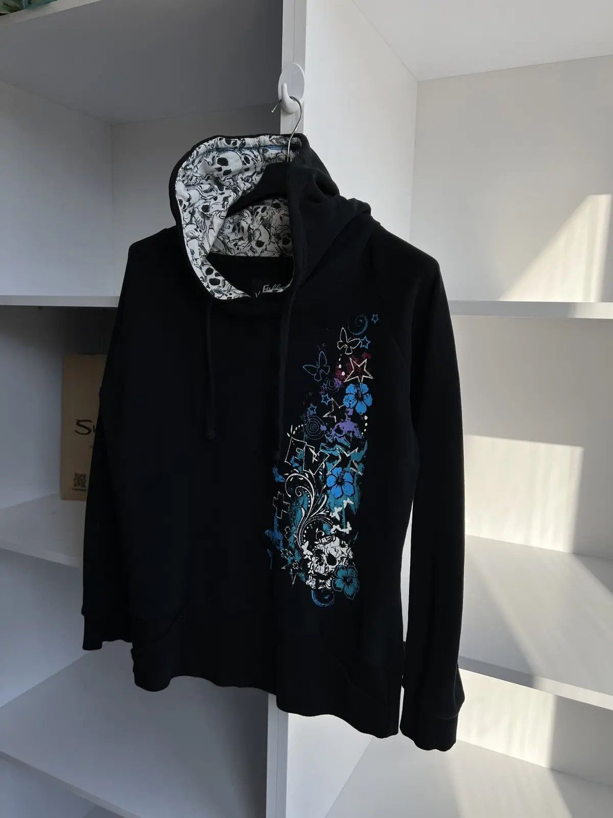 Japanese Brand × Vintage Vintage Women’s Ed Hardy Style Hoodie Size XL / US 12-14 / IT 48-50 - 5 Thumbnail