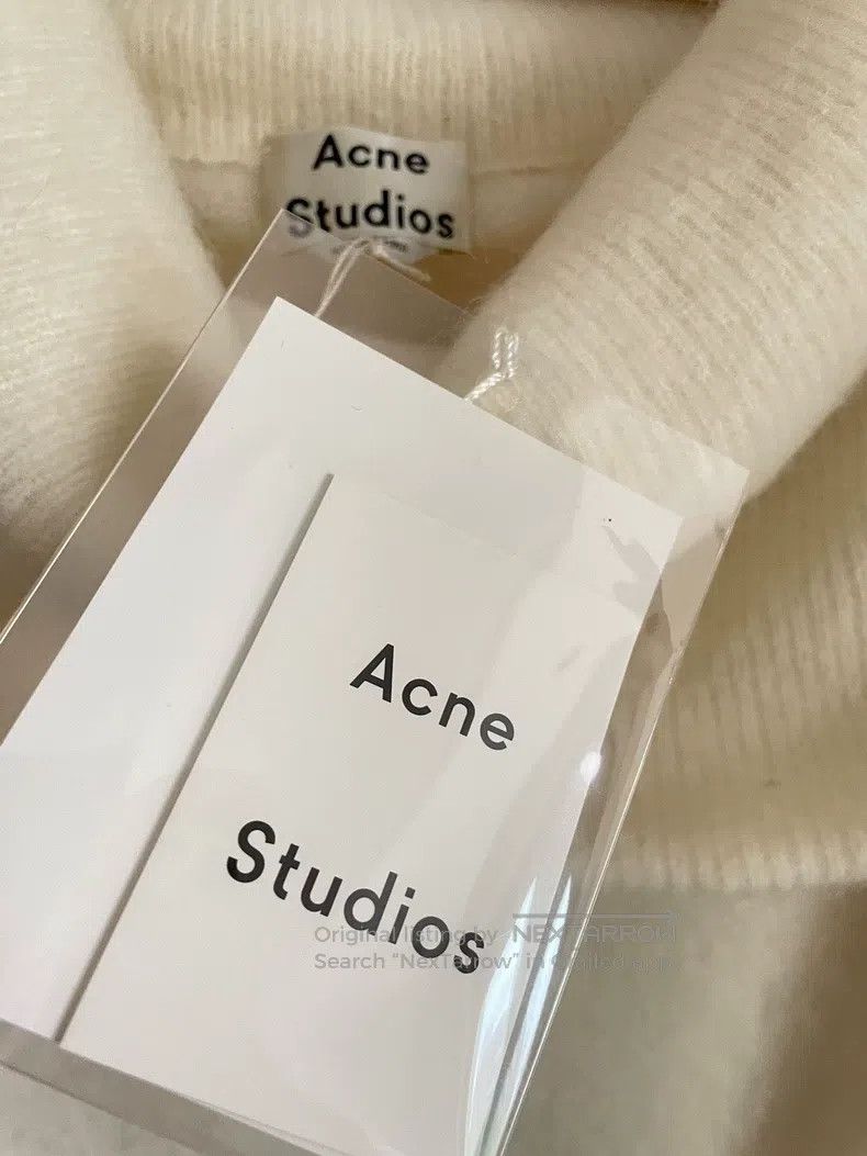 Acne Studios Acne Studios Beige DAZE MOHAIR Boat Neck Top Size M / US 6-8 / IT 42-44 - 3 Thumbnail