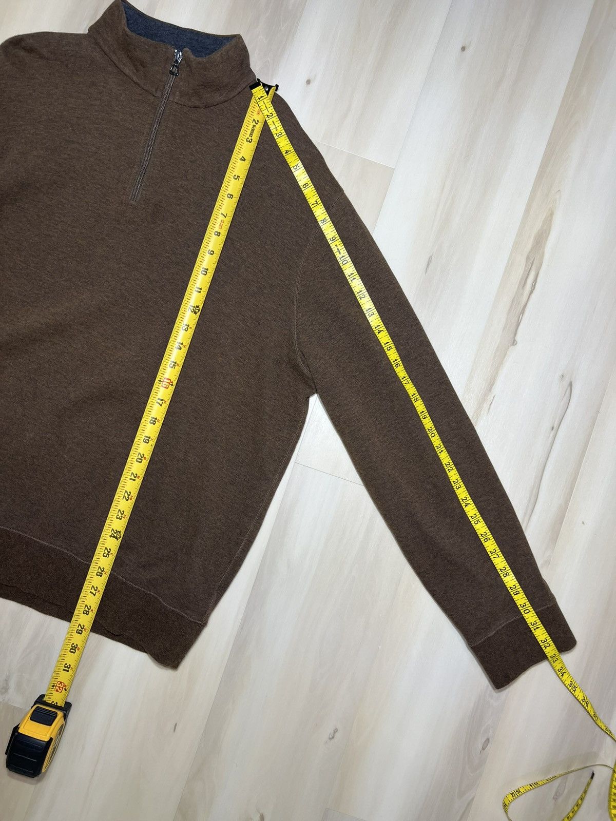 Polo Ralph Lauren Polo Ralph Lauren Sweater Men’s XL Heather Brown Quarter Zip Size US XL / EU 56 / 4 - 5 Thumbnail