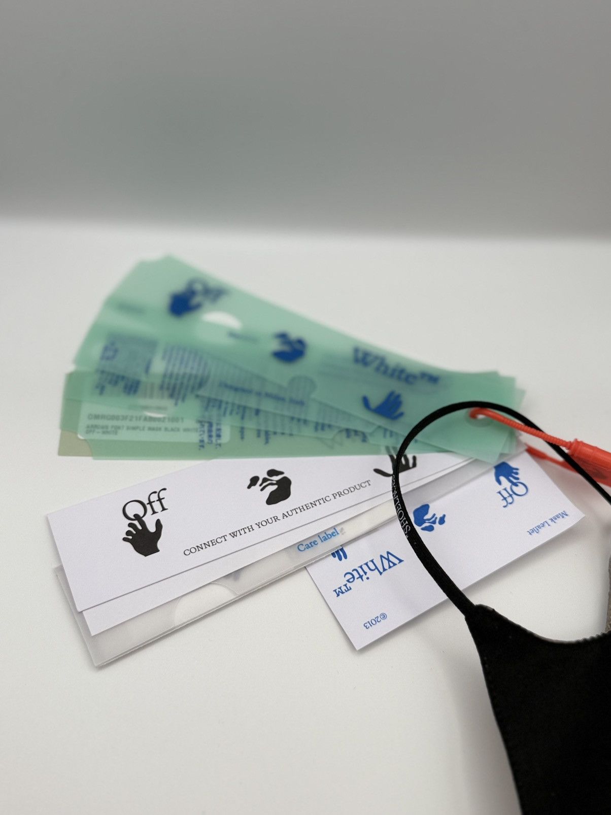 Off-White Off White Logo Printed Face Mask Size ONE SIZE - 4 Thumbnail