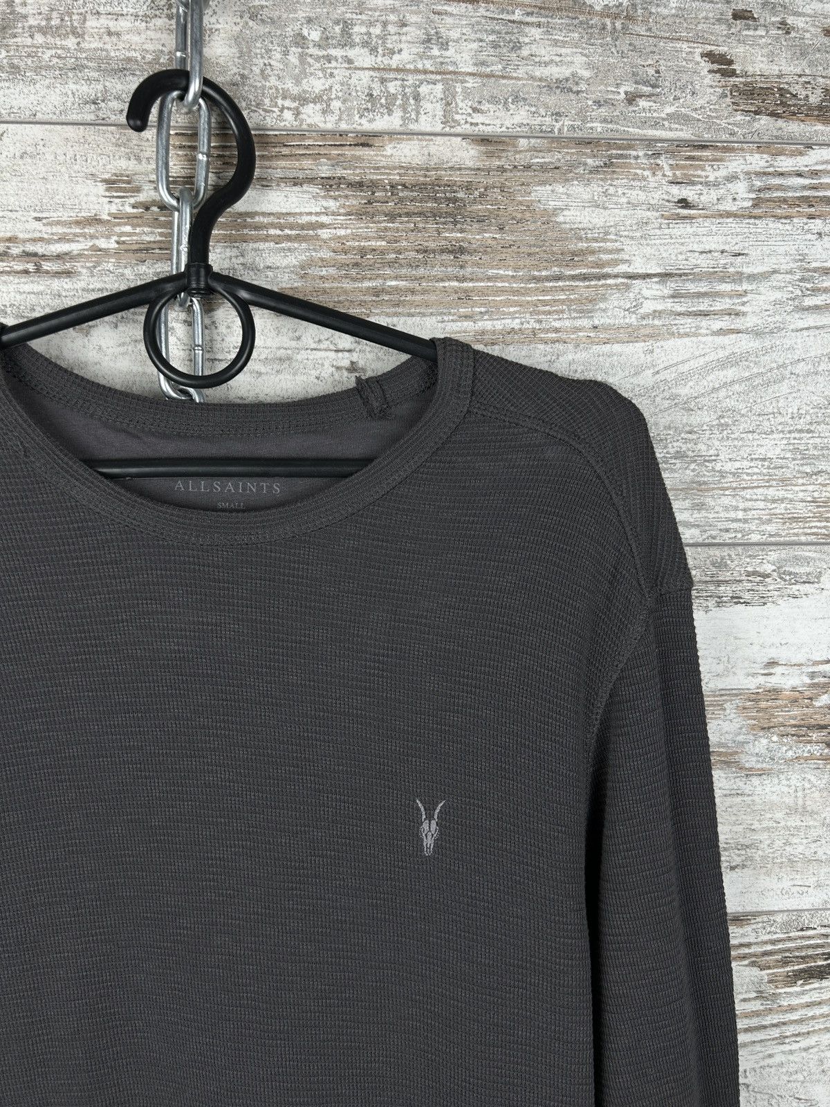 Allsaints × Japanese Brand Mens Vintage AllSaints CLASH LS CREM longsleeve T-shirt y2k Size US S / EU 44-46 / 1 - 3 Thumbnail