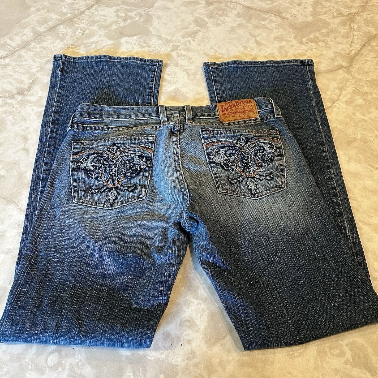 Lucky Brand Lucky Brand 6/28 cute Flare Jean Size 32" / US 10 / IT 46 - 1 Thumbnail