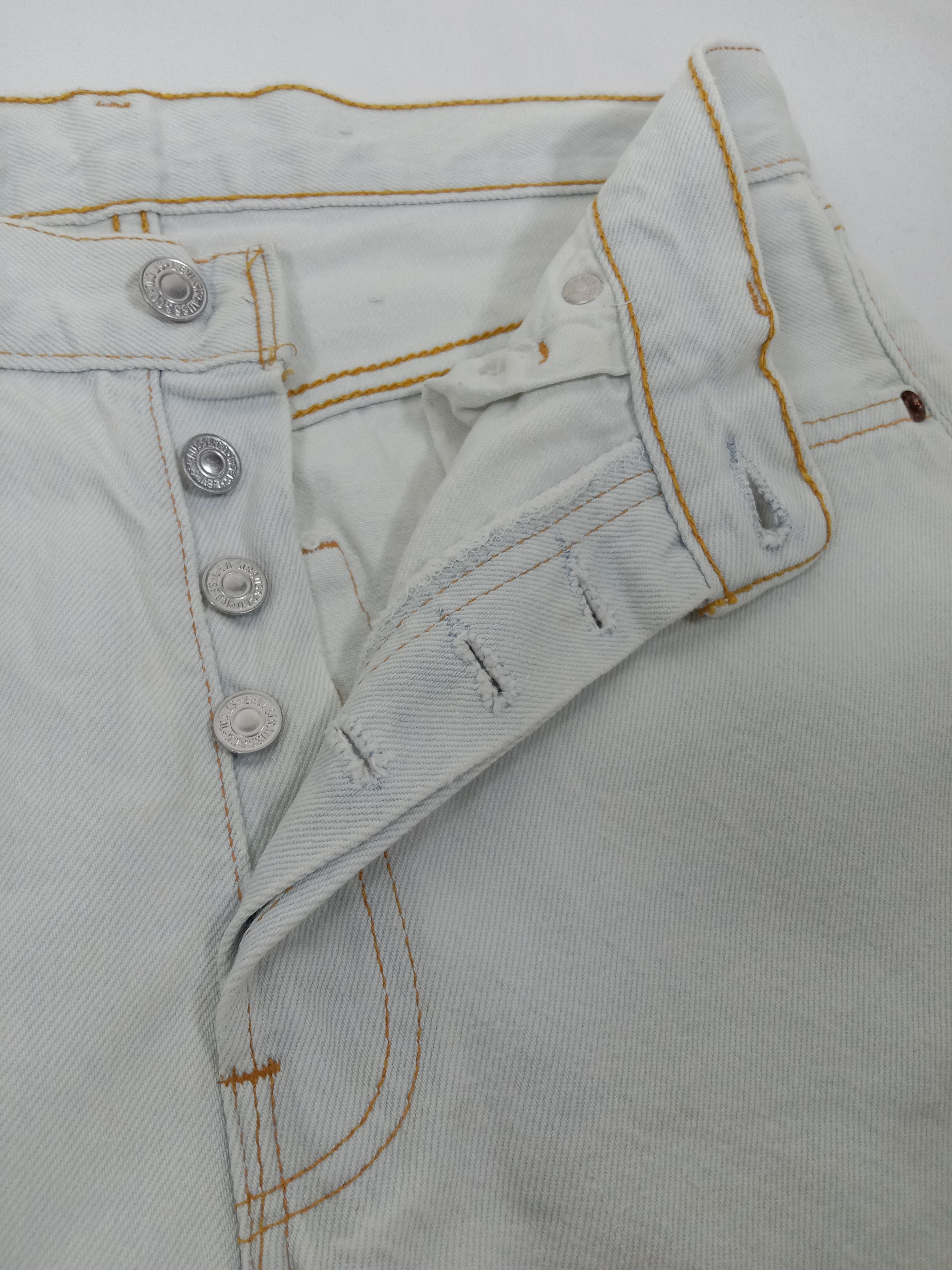 Levi's Vintage Levi’s 501 Jeans Fly Button Denim Size 30" / US 8 / IT 44 - 9 Thumbnail