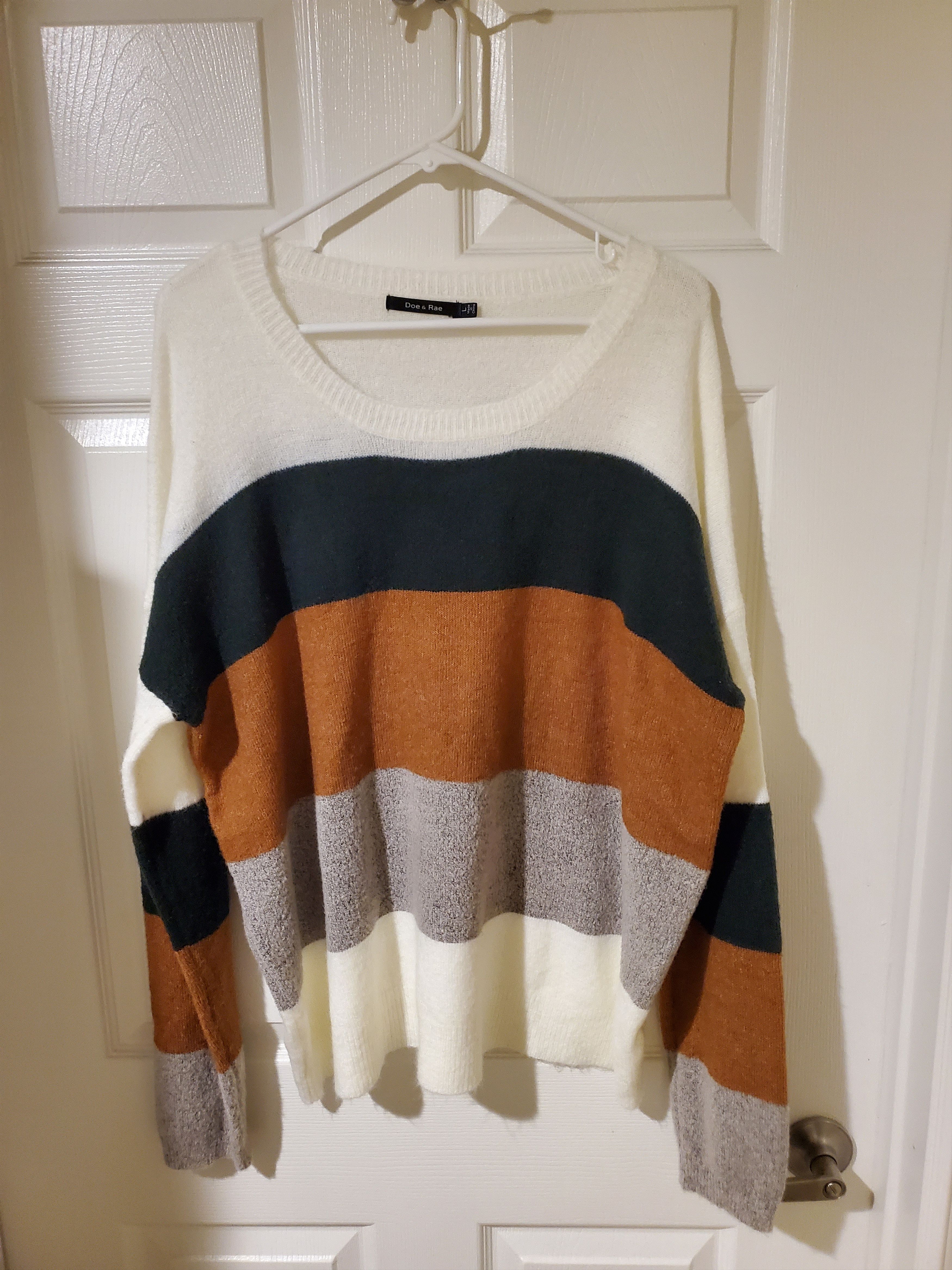 Other Cozy oversized color block cashmere sweater (size L) Size L / US 10 / IT 46 - 1 Thumbnail