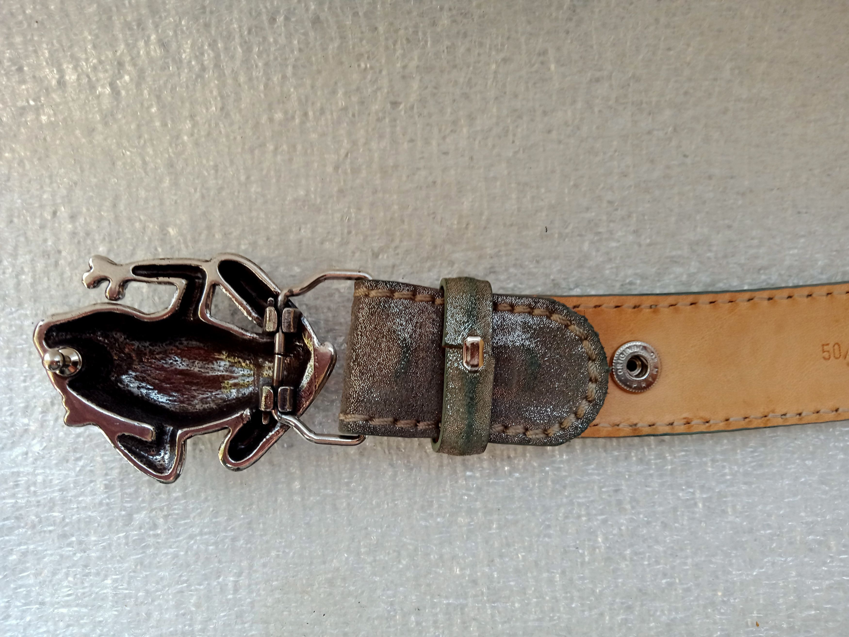 Other Reptile's House Italy Leather Belt Size ONE SIZE - 2 Thumbnail