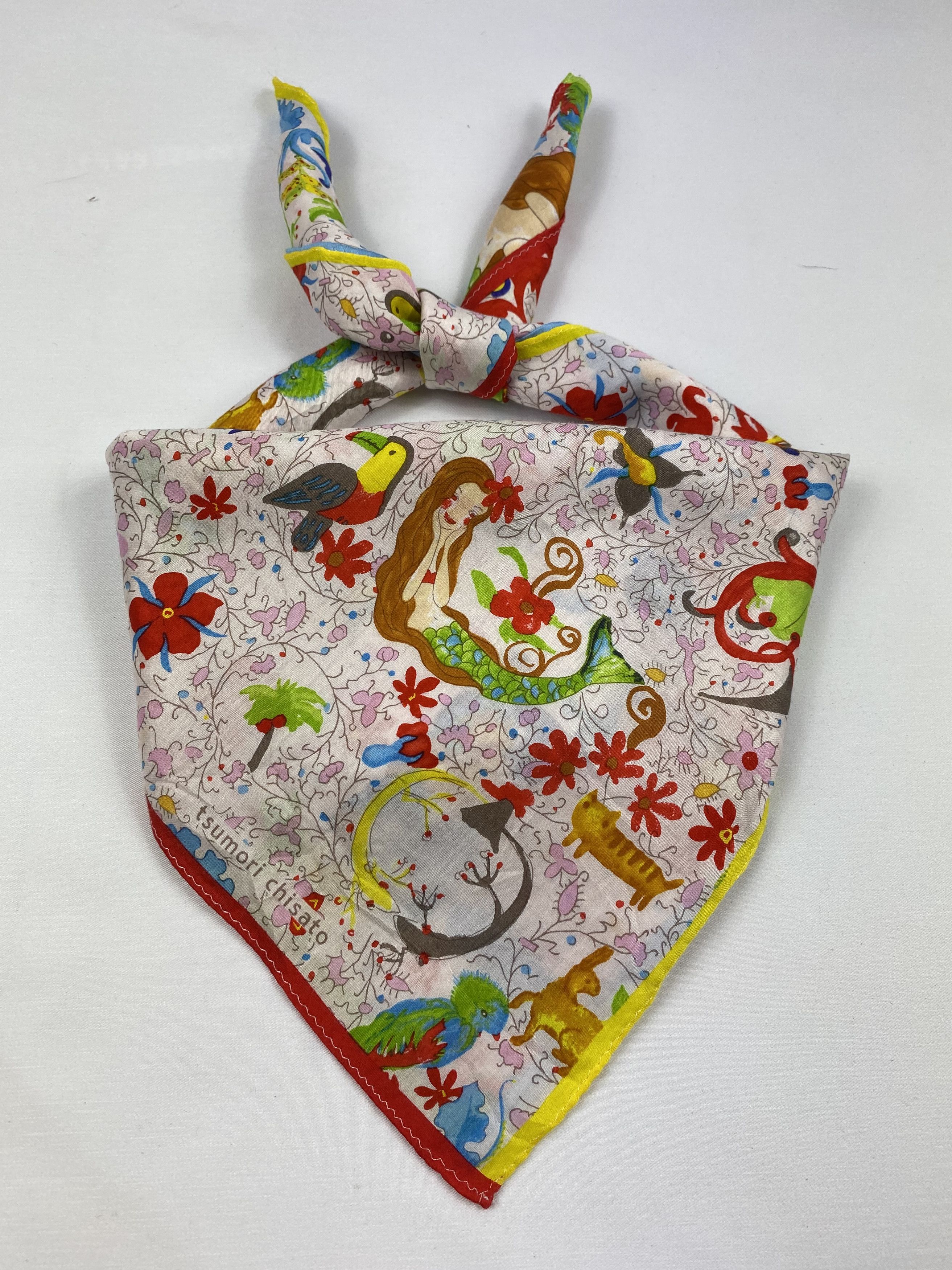 Issey Miyake Tsumori Chisato Handkerchief / Bandana / Neckerchief A809 Size ONE SIZE - 1 Thumbnail