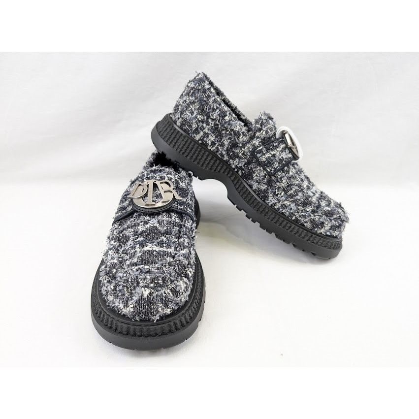Dior o1rshd1 Buffalo Loafers Fabric in Navy Blue Size US 9 / EU 42 - 15 Thumbnail