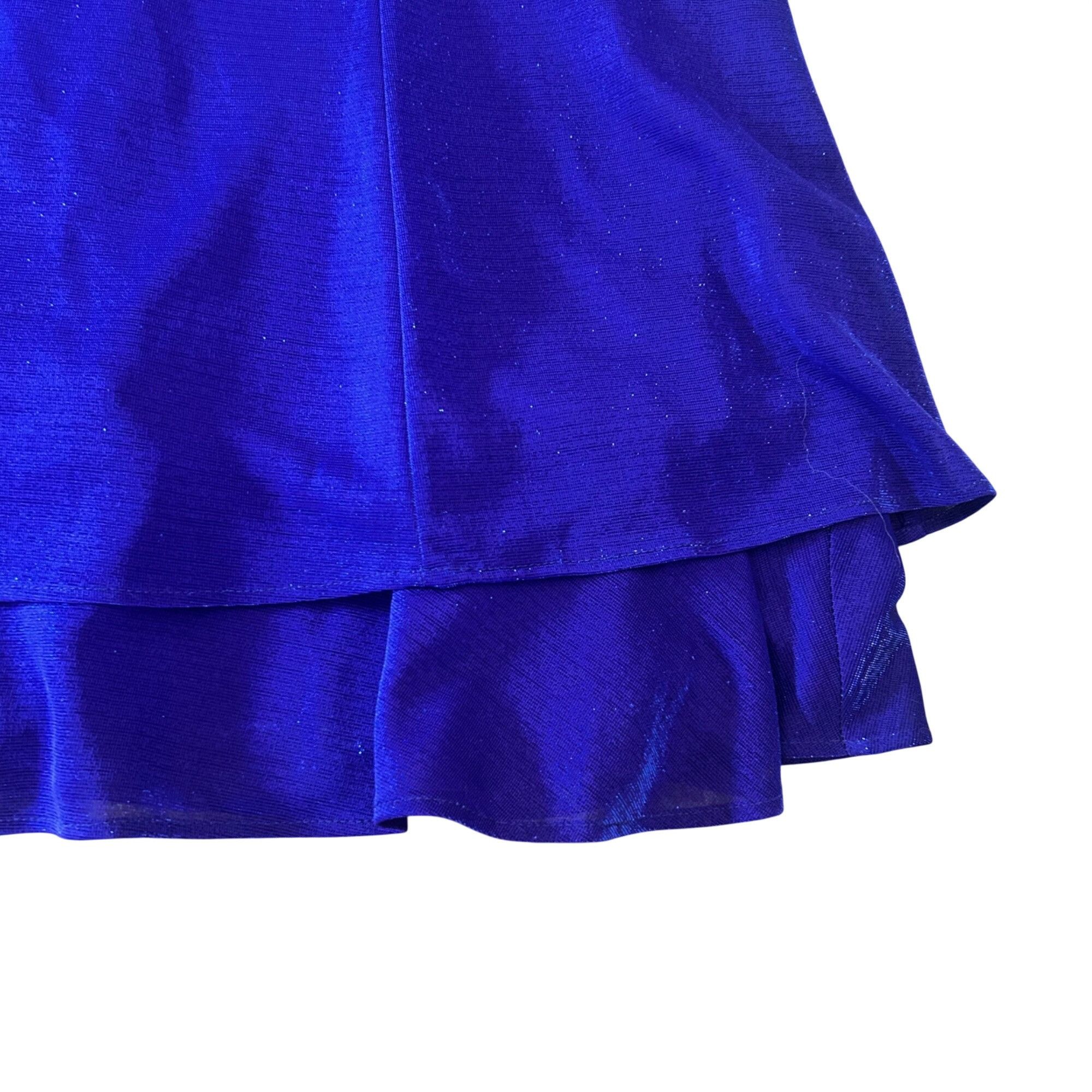 Vintage Vintage Purple Babydoll Shimmering Metallic Flutter Sleeve D Size XXL / US 16-18 / IT 52-54 - 2 Thumbnail