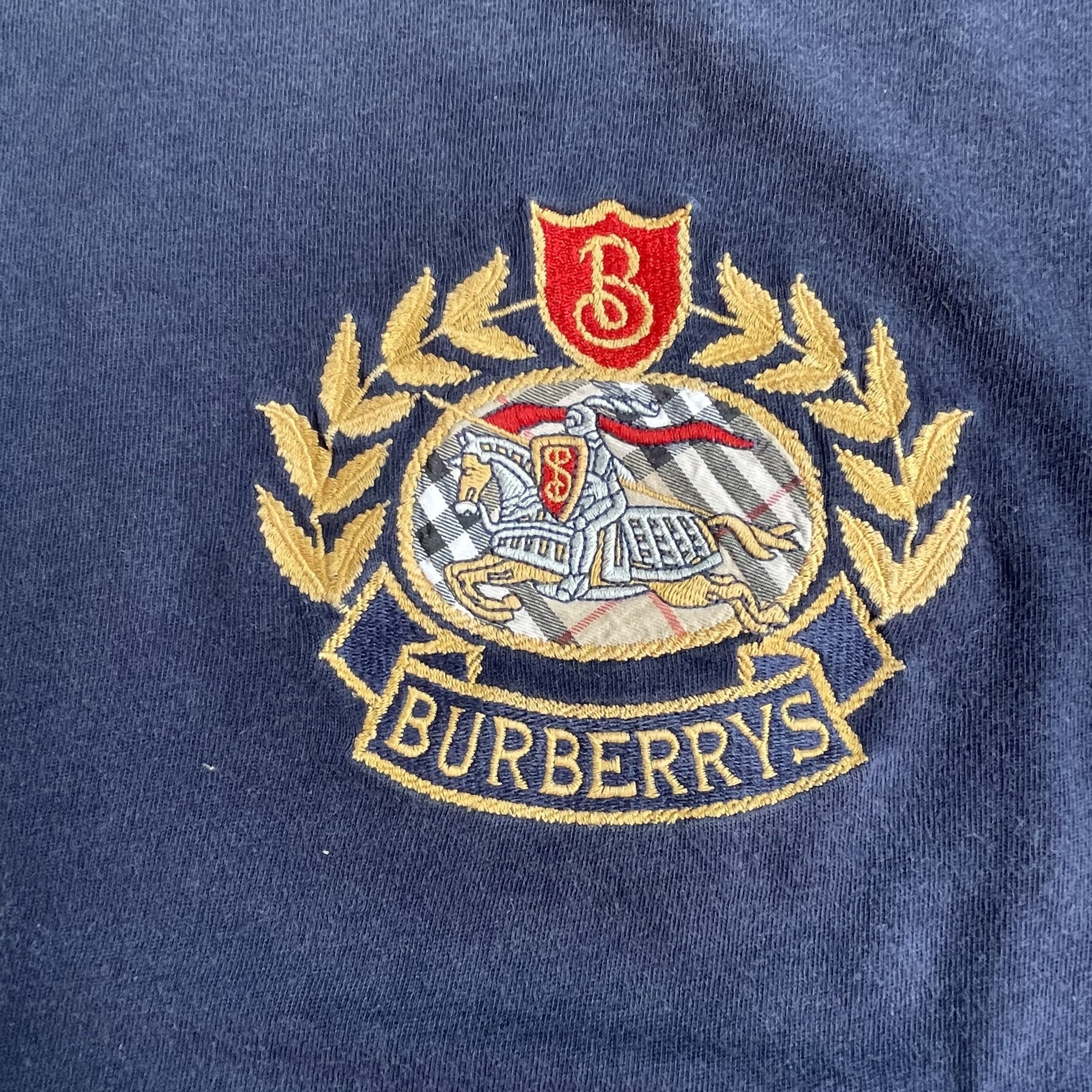 Burberry Vintage Burberry Blue T-shirt Size Medium Size US M / EU 48-50 / 2 - 3 Thumbnail