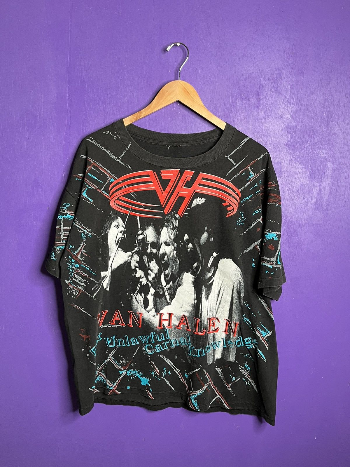 VAN HALEN 1991 1992 Tour クルー レザージャケット