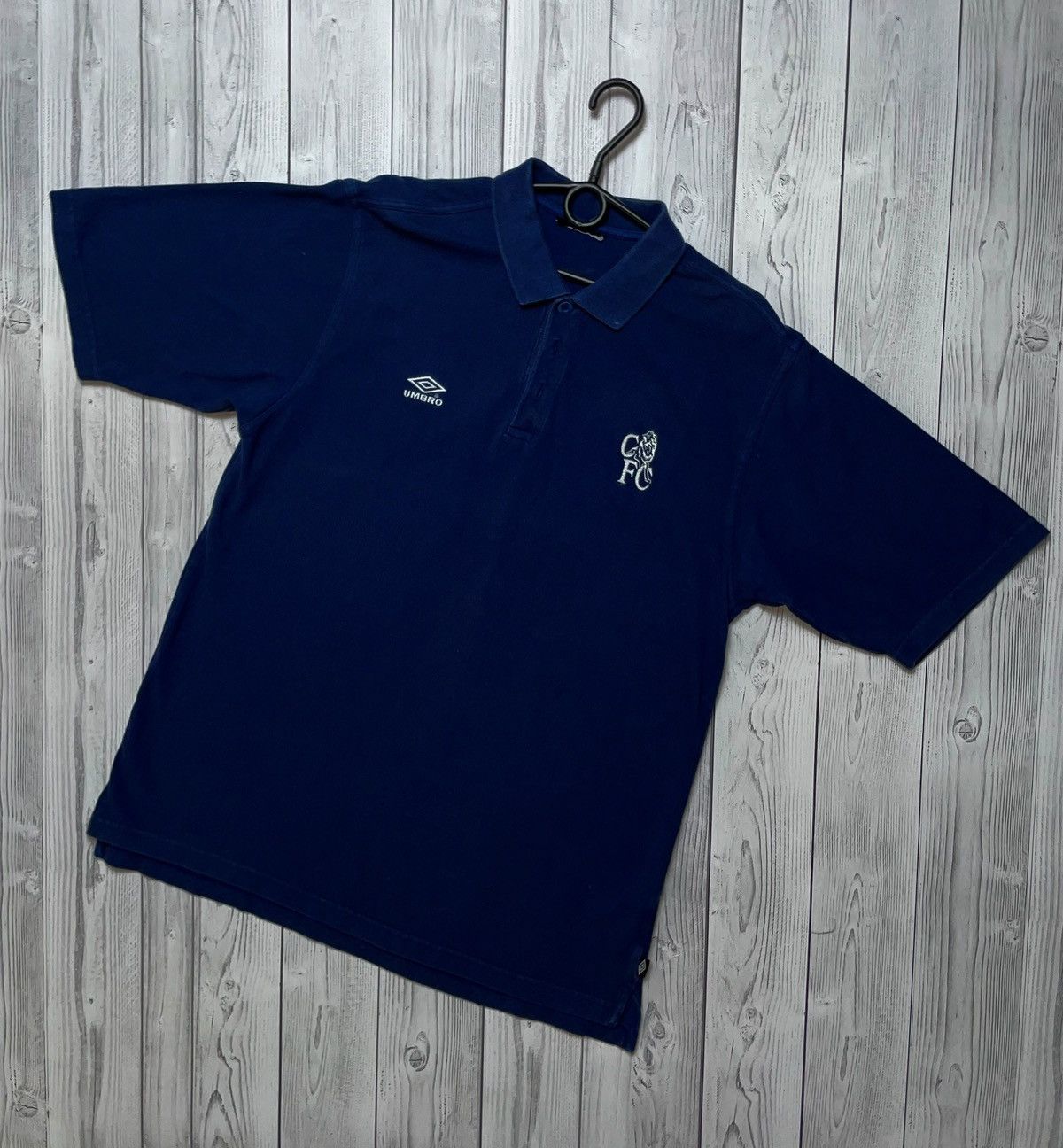 Umbro Vintage Umbro Chelsea soccer polo size M logo Size US M / EU 48-50 / 2 - 1 Thumbnail