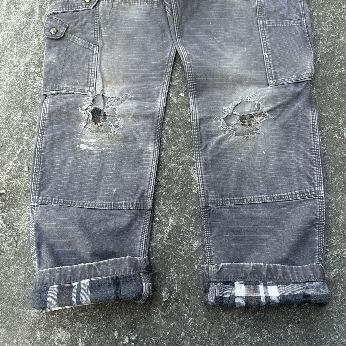 Carhartt (34x31.5) Crazy Vintage Y2K Distressed Carhartt Double Knee Size US 34 / EU 50 - 4 Thumbnail