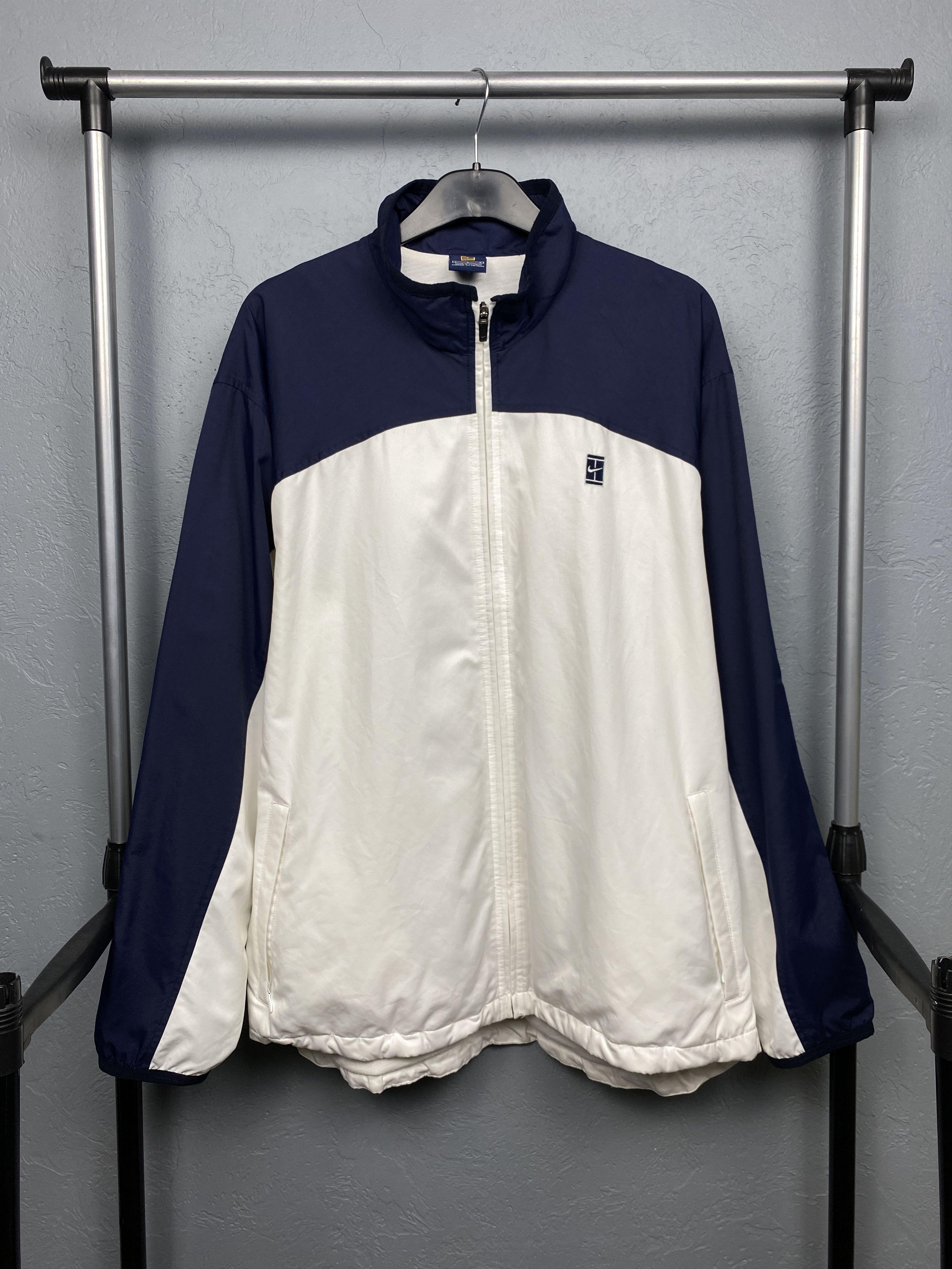 Nike NIKE 90s Vintage Mens Windbreaker Track Top Jacket Tennis Size US L / EU 52-54 / 3 - 1 Thumbnail