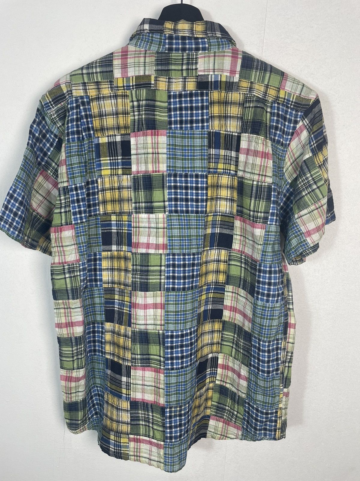 Beams Plus × Japanese Brand Vintage Beams Patchwork Shirt Buttons Upp Size US L / EU 52-54 / 3 - 4 Thumbnail