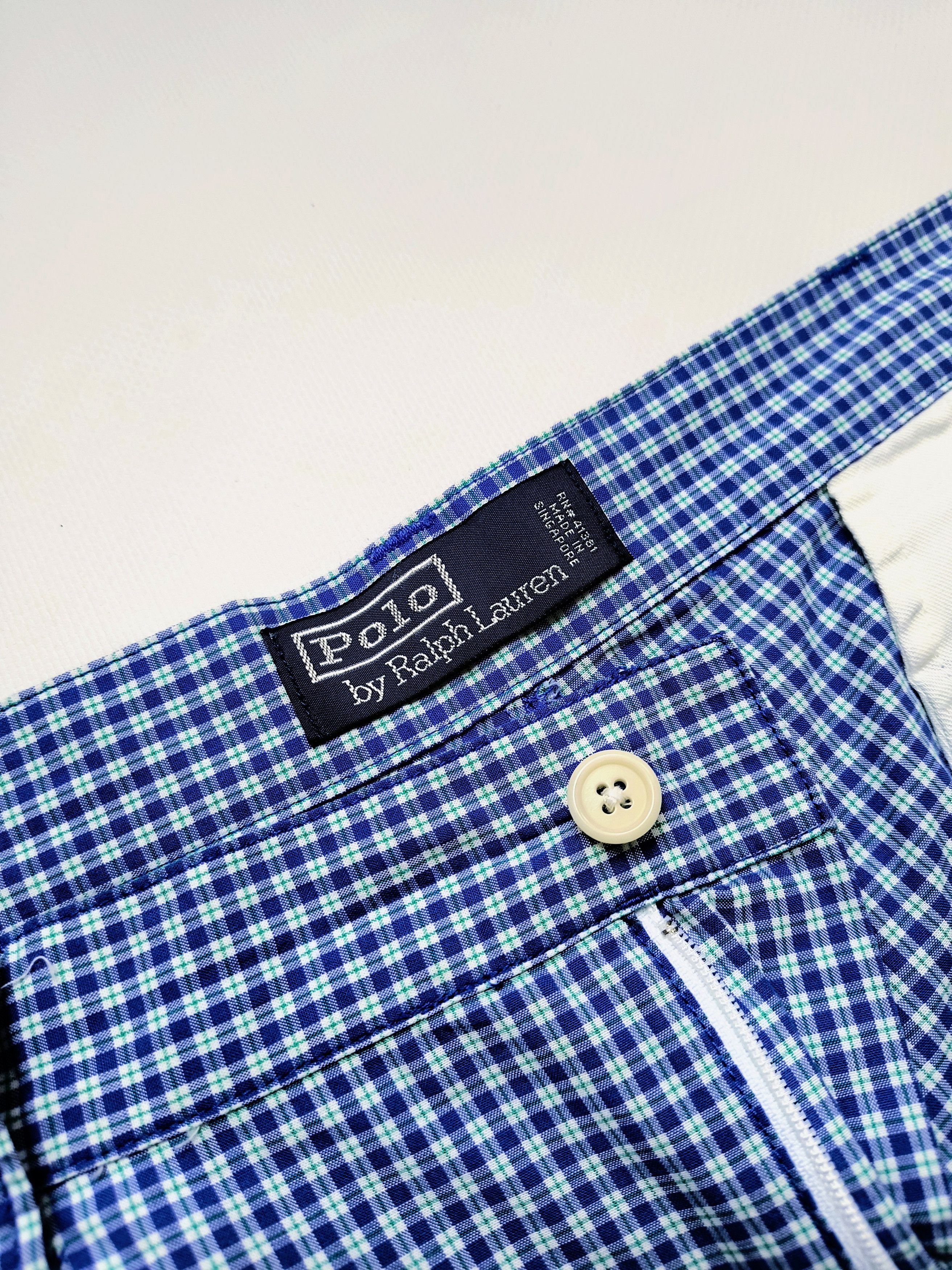 Polo Ralph Lauren × Vintage Vintage Polo Ralph Lauren Check Shorts Size US 36 / EU 52 - 8 Thumbnail