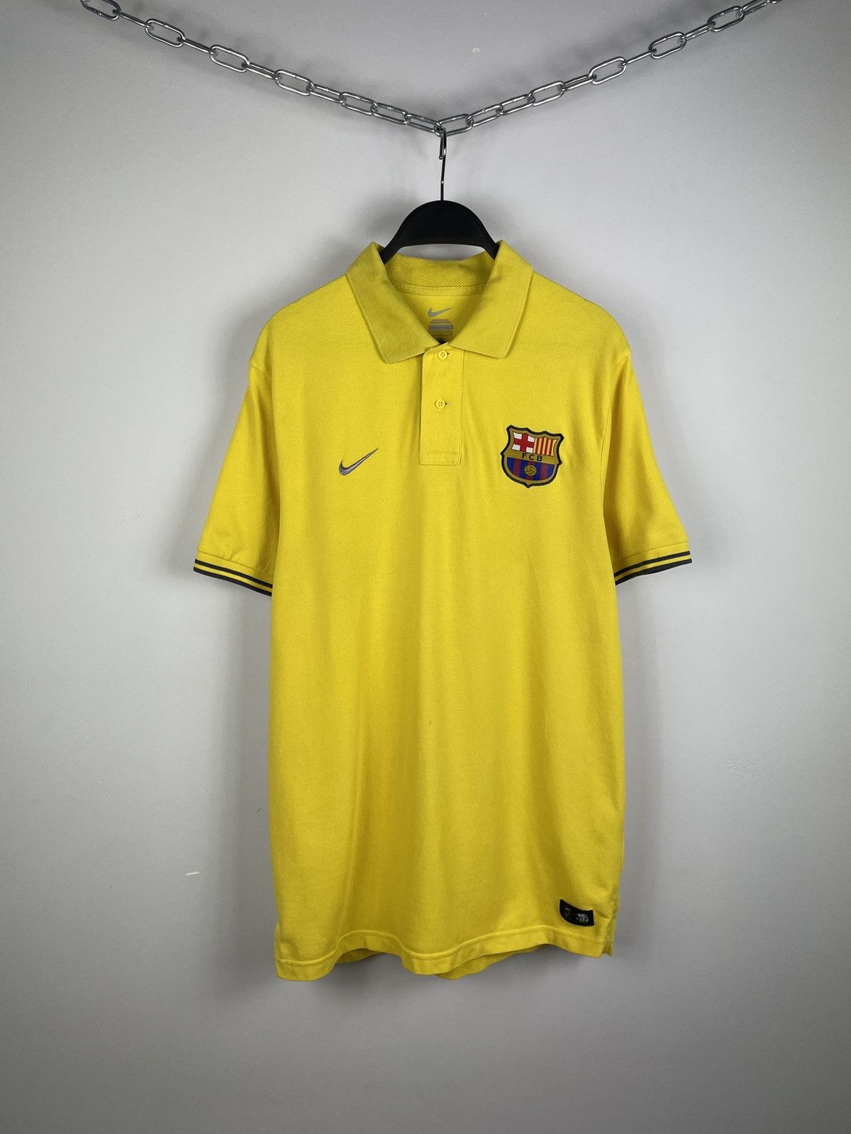 Nike Vintage Nike FC Barcelona Polo T-shirt Size US L / EU 52-54 / 3 - 1 Thumbnail