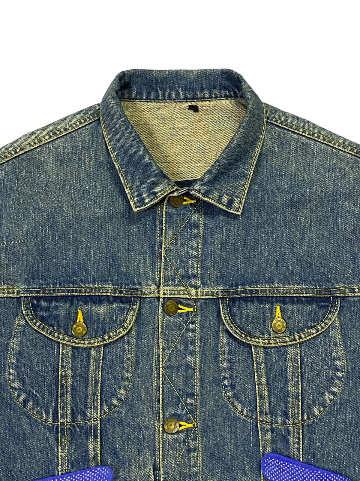 Hysteric Glamour Hysteric Glamour Paris Knit Patch Elfen Logo Denim Jacket Size US L / EU 52-54 / 3 - 14 Thumbnail