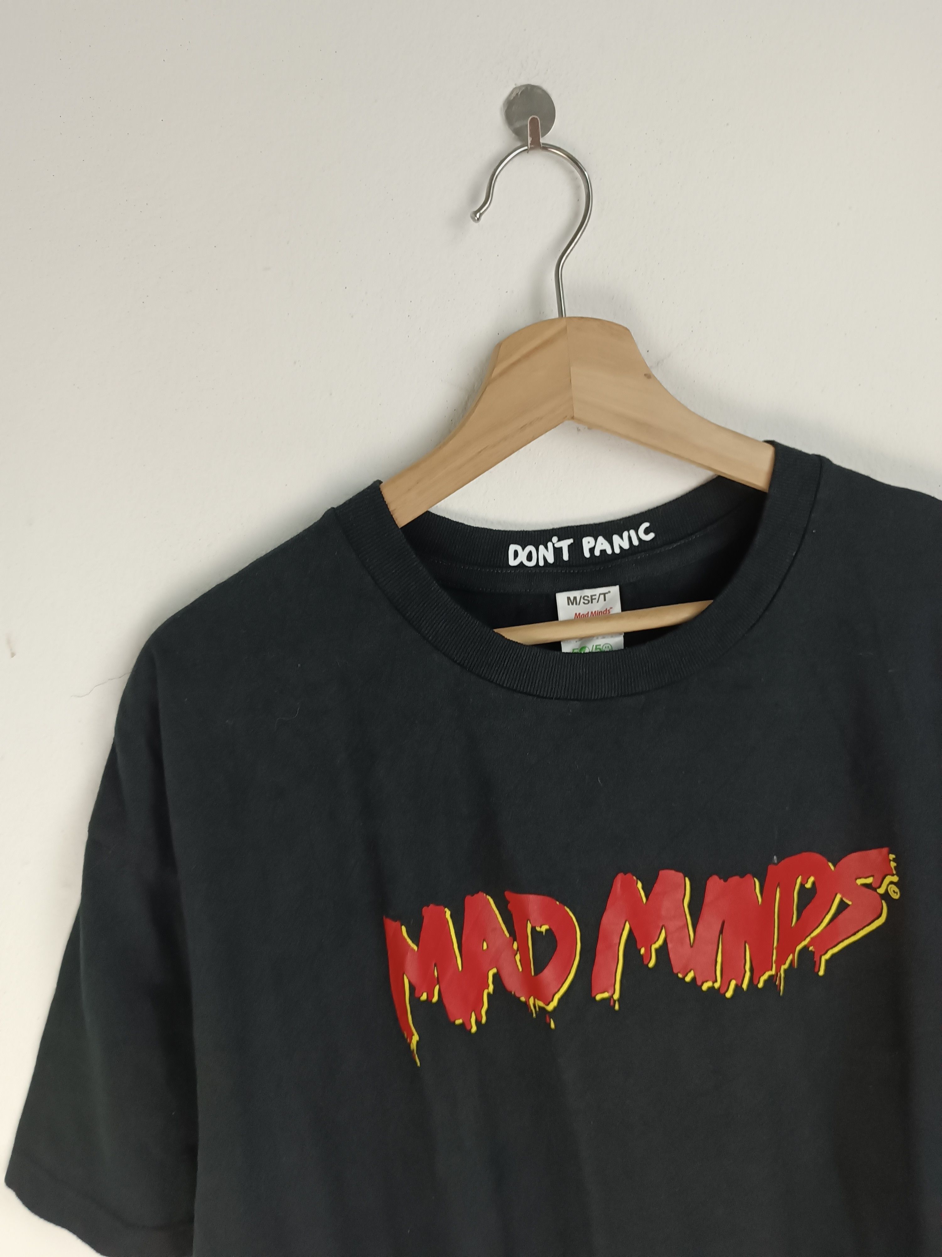 Other VINTAGE MAD MINDS DON'T PANIC TEE horror scary spooky Size US XXL / EU 58 / 5 - 5 Thumbnail