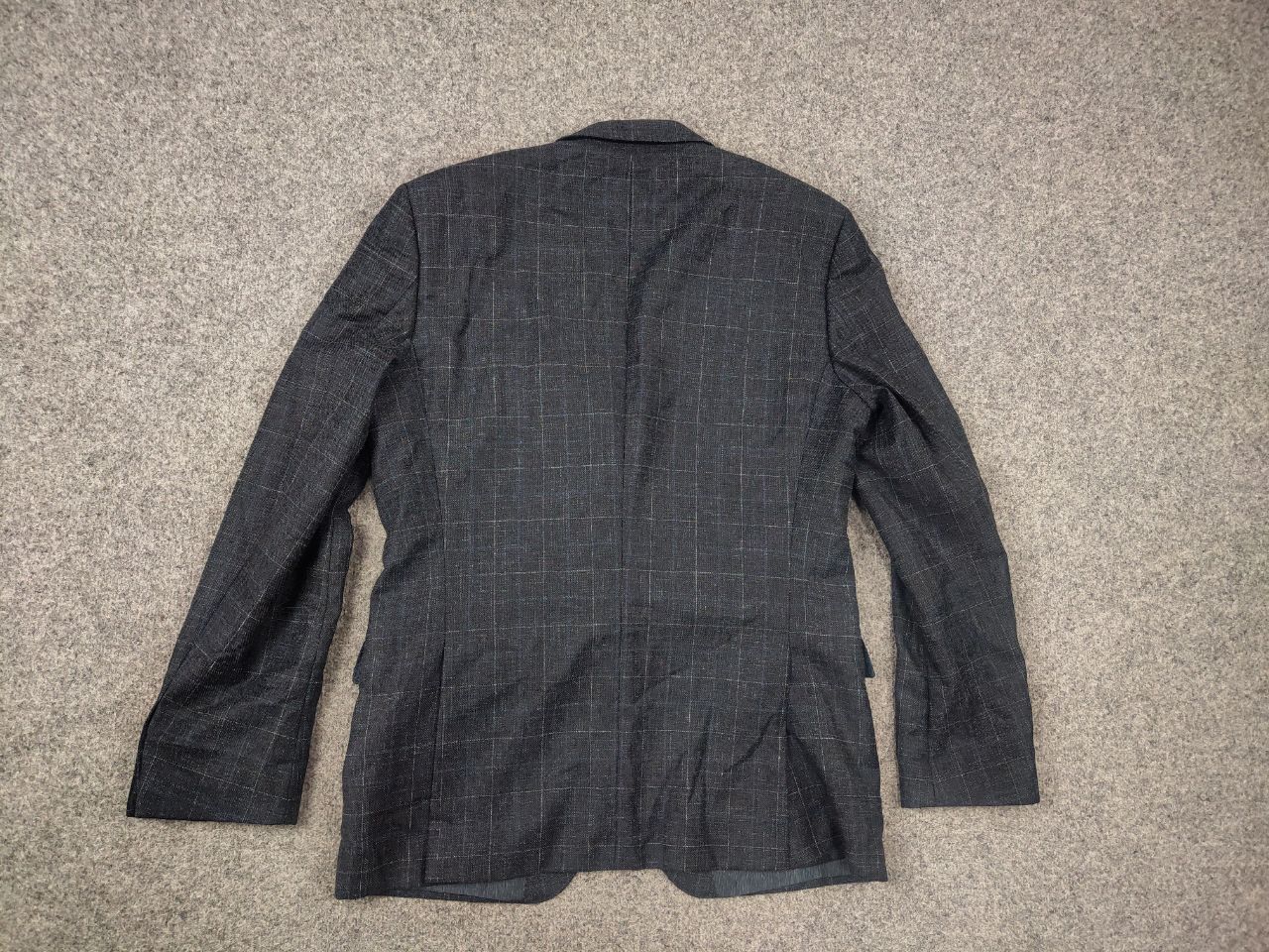 Hugo Boss Hugo Boss lanificio tesse biella Wool check Blazer Jacket Size US L / EU 52-54 / 3 - 8 Thumbnail