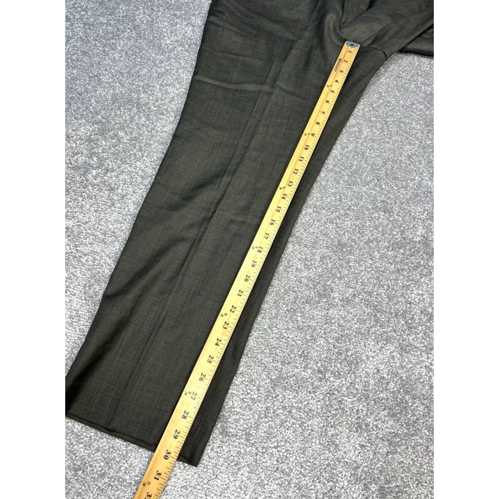 Ralph Lauren Lauren Ralph Lauren Dress Pants Men 38 Gray Wool Mid Rise Straight Pants Regular Gray Size US 38 / EU 54 - 5 Thumbnail