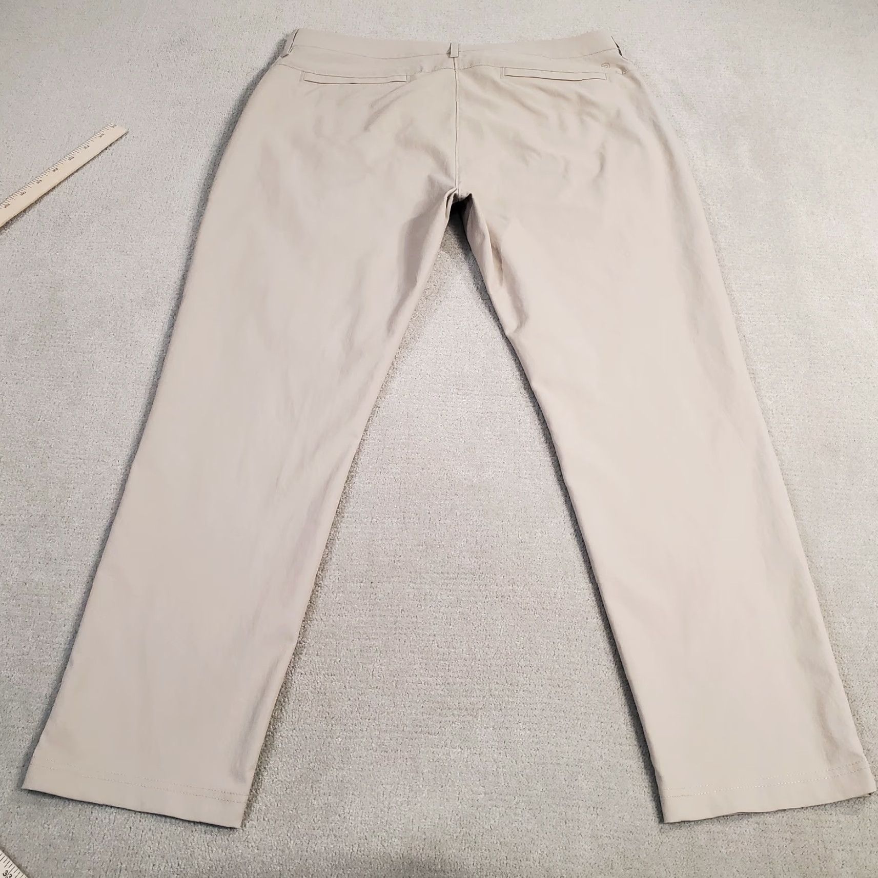 Vintage Public Rec Pants Mens 36x30 Beige Straight Leg Performance Stretch Lightweight Casual Chino Pockets Mens Regular Inseam 30 Size US 36 / EU 52 - 7 Thumbnail
