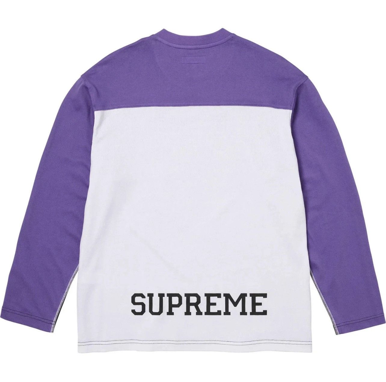 Supreme FW25 Split L/S Football Top Black Size Small New