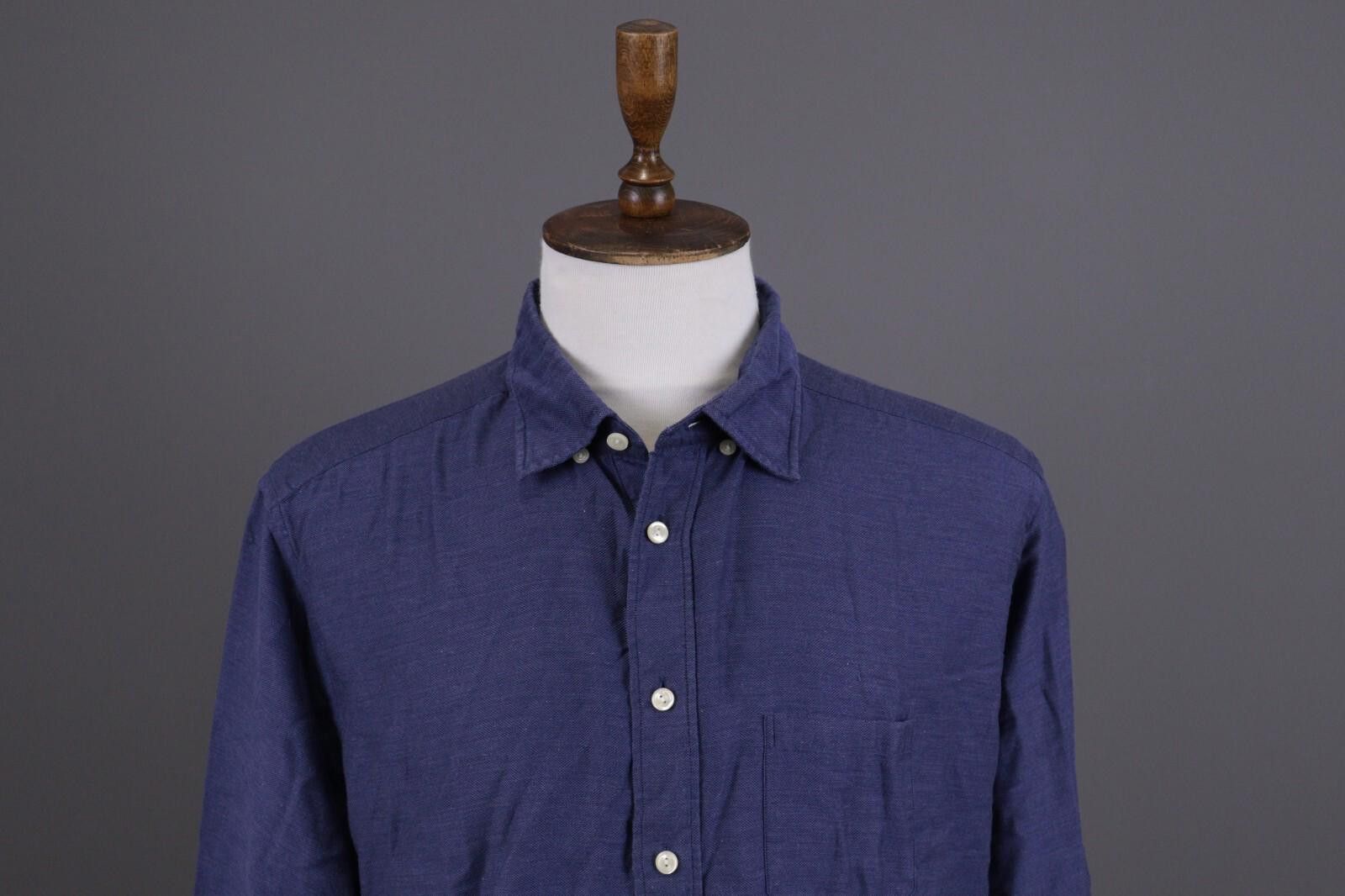 Eton Eton Contemporary Blue Luxury Dress Shirt Size 46 / 18 / XXL Size US XXL / EU 58 / 5 - 2 Thumbnail