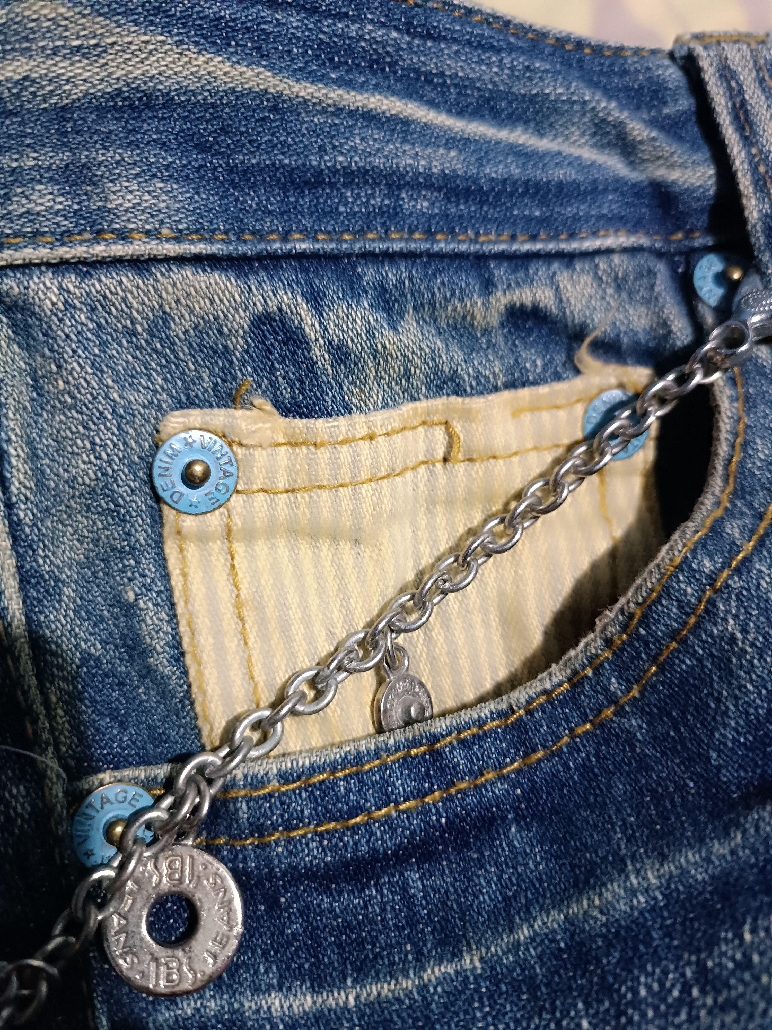 Japanese Brand × Vintage Vintage Ripped Jeans Size US 30 / EU 46 - 11 Thumbnail