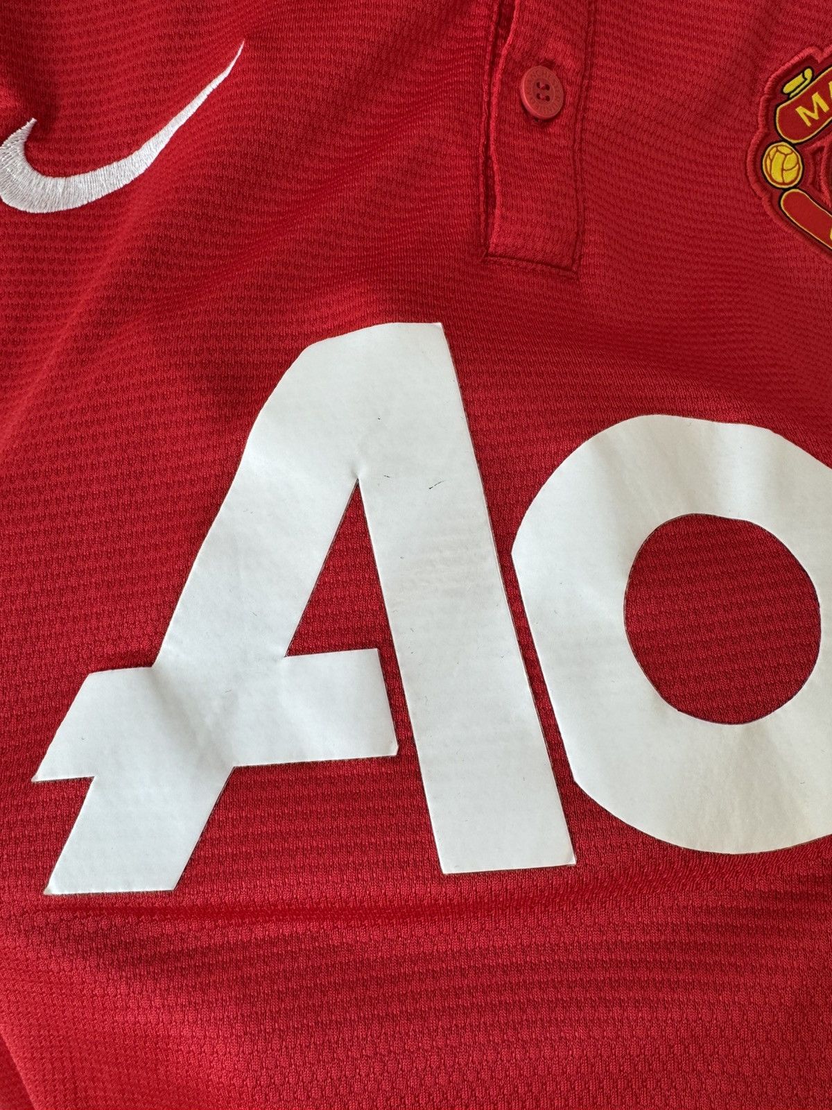 Nike Manchester United 2014-2015 Home Soccer Jersey Shirt Kit Size US XXL / EU 58 / 5 - 7 Thumbnail