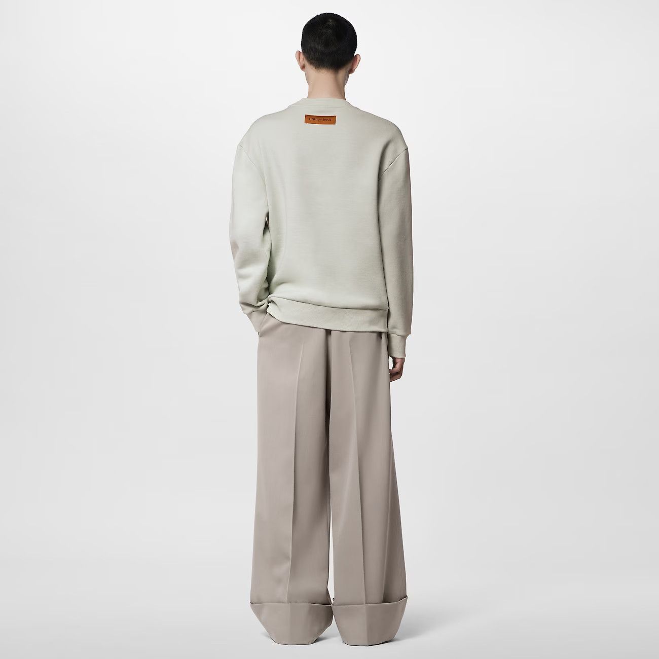 LOUIS VUITTON SWEATSHIRT MONOGRAM CREW NECK LV LOGO 1ABYJV