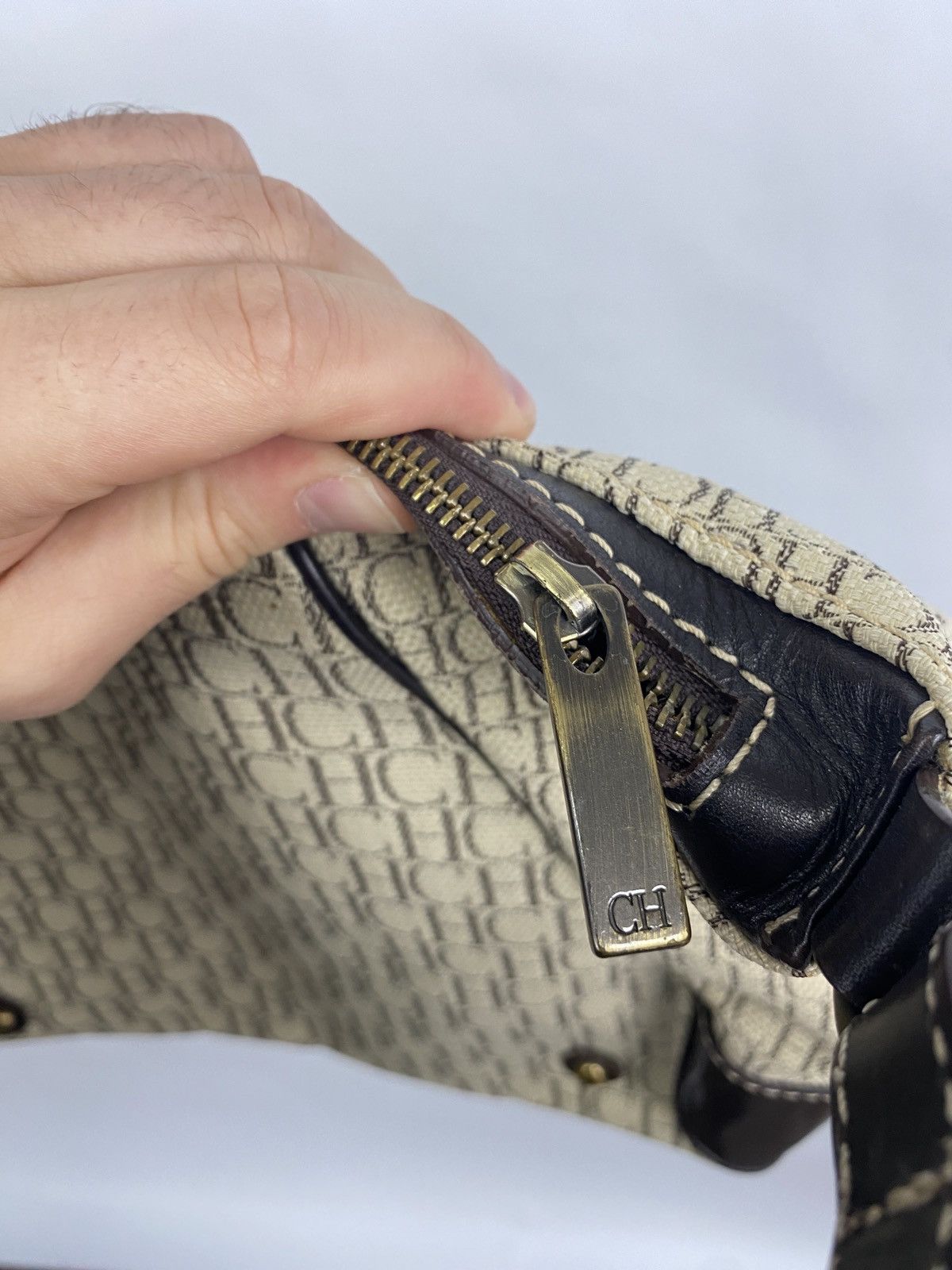 Carolina Herrera 🇪🇸 Vintage 90s Carolina Herrera Rare Bag Retro Hype Y2K Size ONE SIZE - 5 Thumbnail