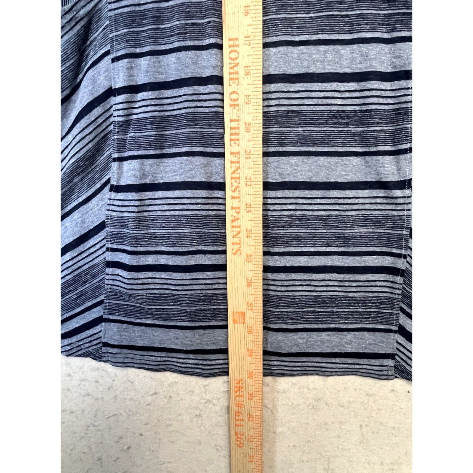 Athleta Athleta Tank Dress Women’s Small Gray & Black Stripe Short Dress S - Colorful Patterns Size S / US 4 / IT 40 - 4 Thumbnail
