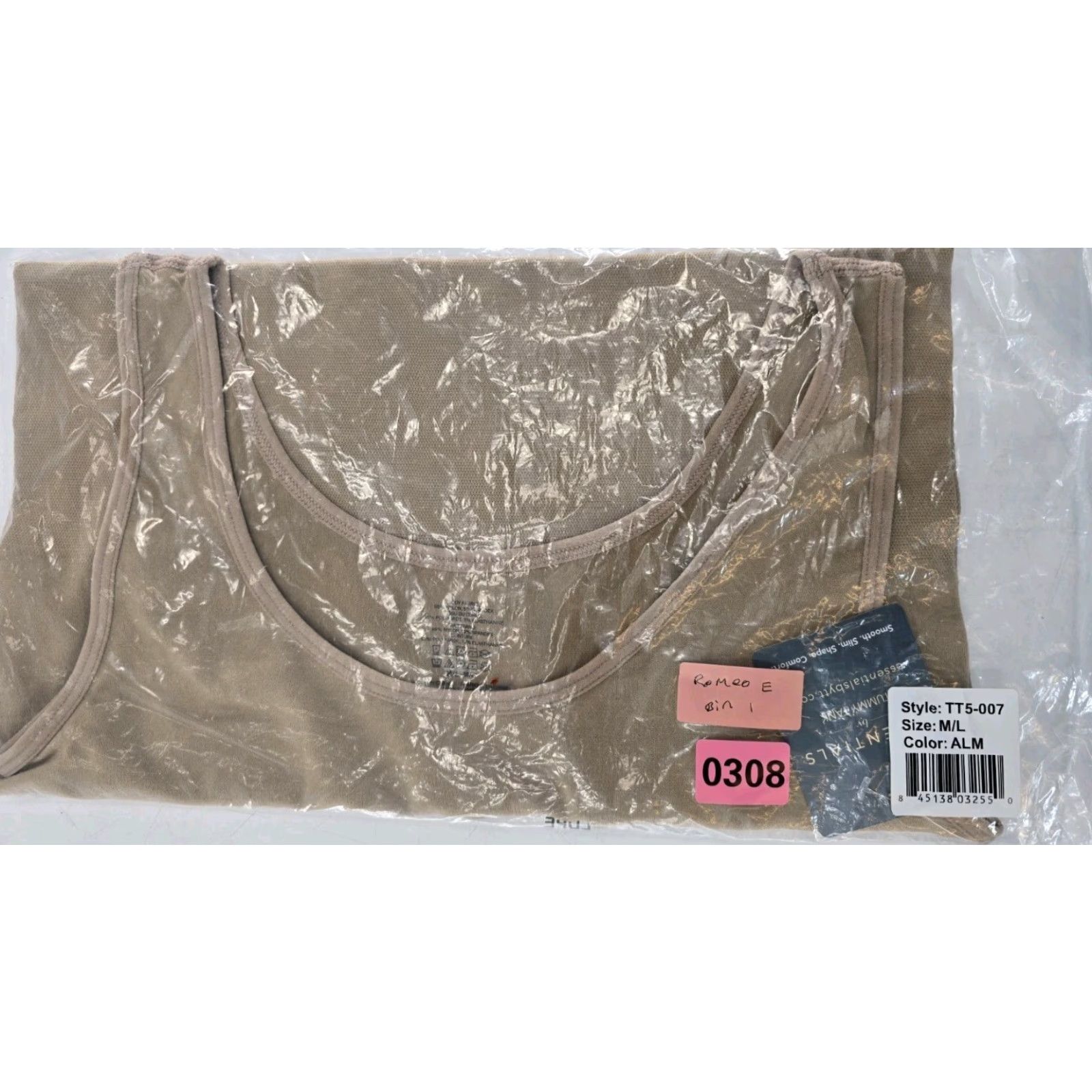 Essentials Essentials By Tummy Tank Women’s Tank - 2 Lot NWT Seamless Shaping Almond Sz M/L Brown NWT Tank Shaping Size M / US 6-8 / IT 42-44 - 2 Thumbnail