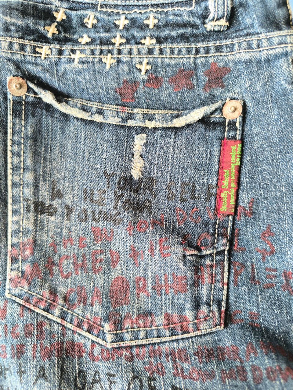 If Six Was Nine × Japanese Brand × Le Grande Bleu (L.G.B.) 291295 Remake Poems Jeans Size US 31 - 8 Thumbnail