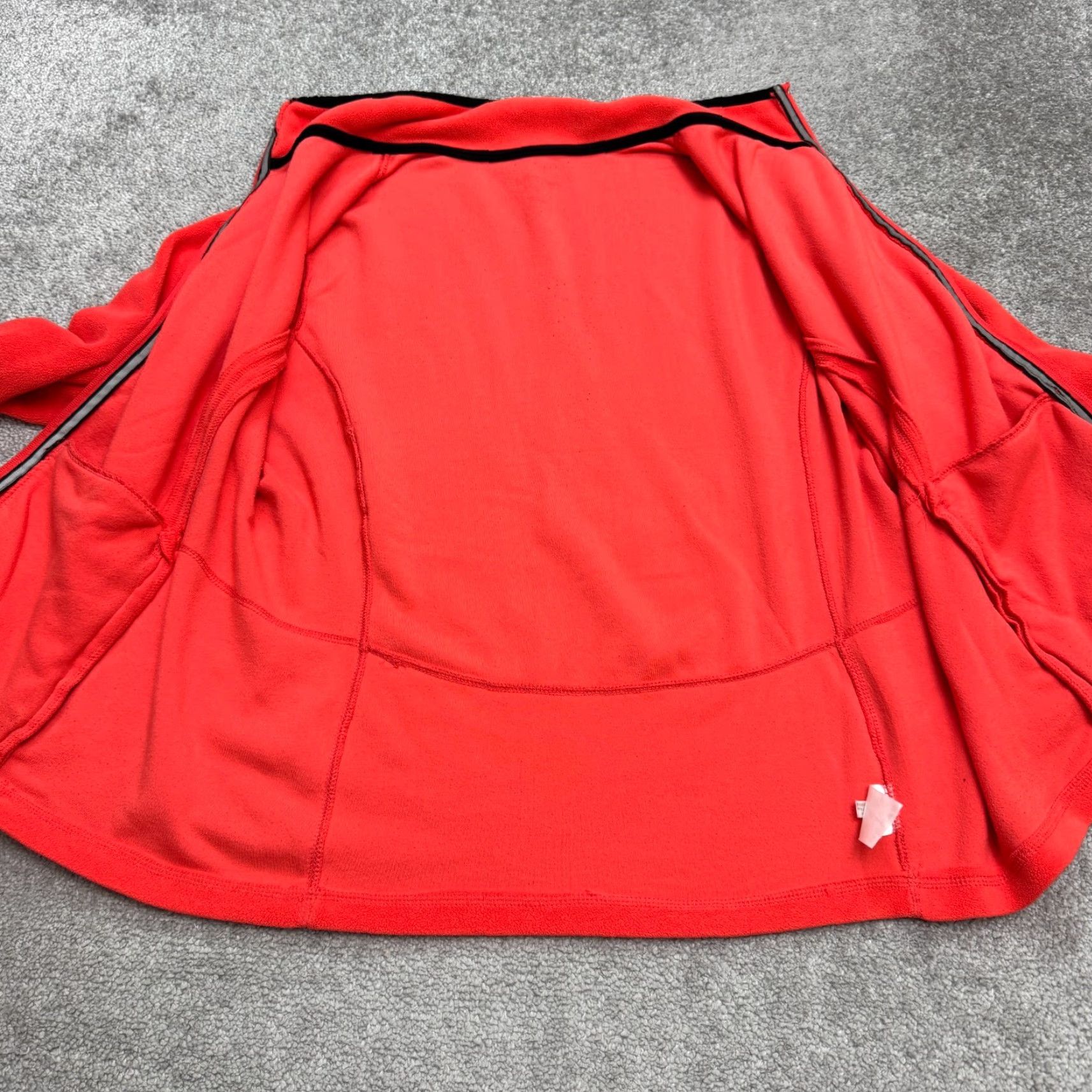 Calvin Klein Calvin Klein Performance Full Zip Jacket Womens XL Red Fleece Outdoor Activewear Size XL / US 12-14 / IT 48-50 - 3 Thumbnail