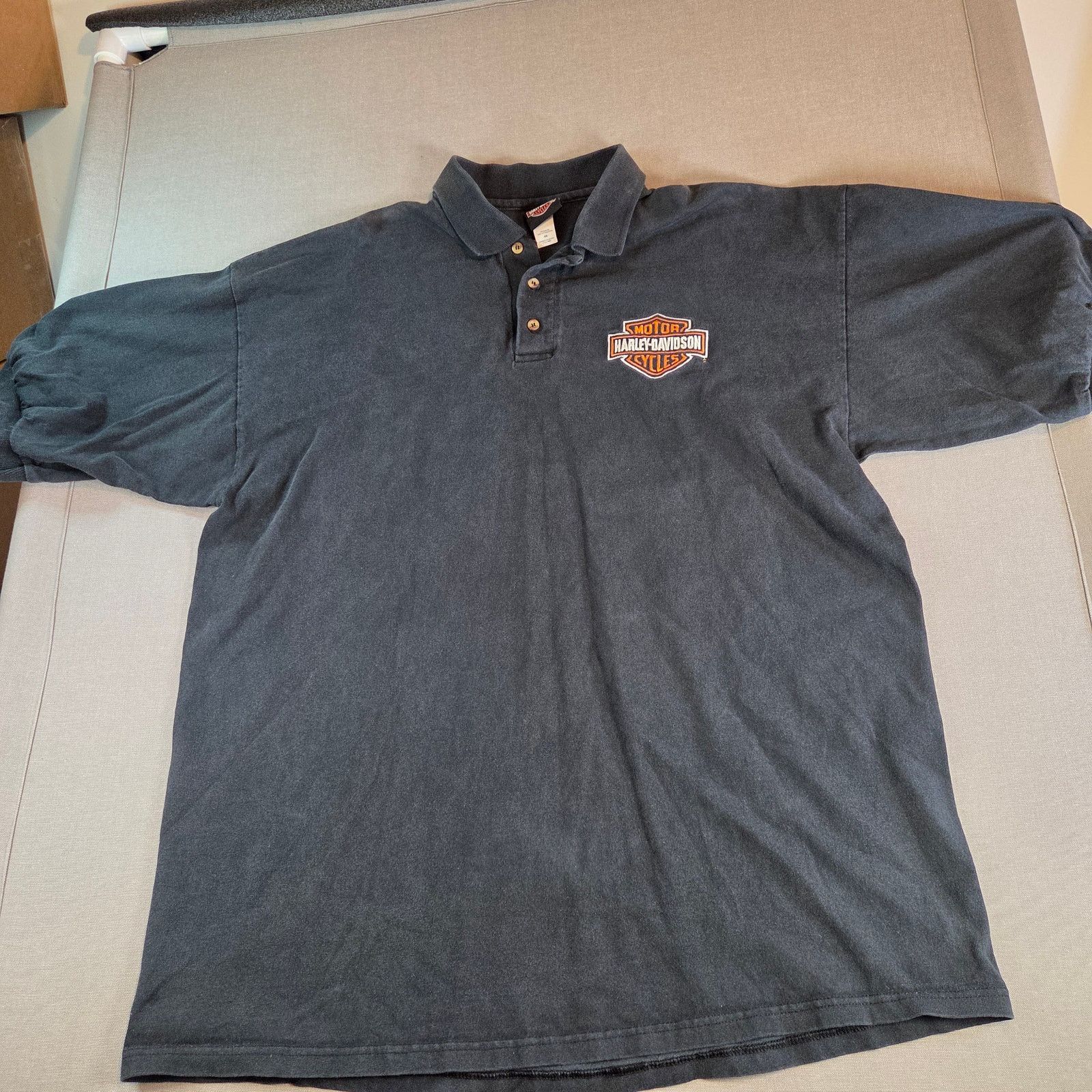 Harley Davidson Vintage Harley Polo 2XL Doc’s Shawano WI Size US XXL / EU 58 / 5 - 11 Thumbnail