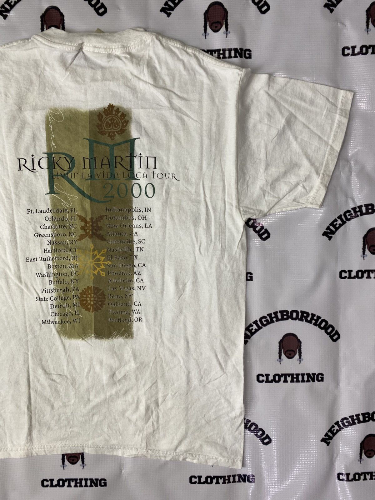 Vintage RICKY MARTIN VINTAGE TEE. Size US M / EU 48-50 / 2 - 7 Thumbnail