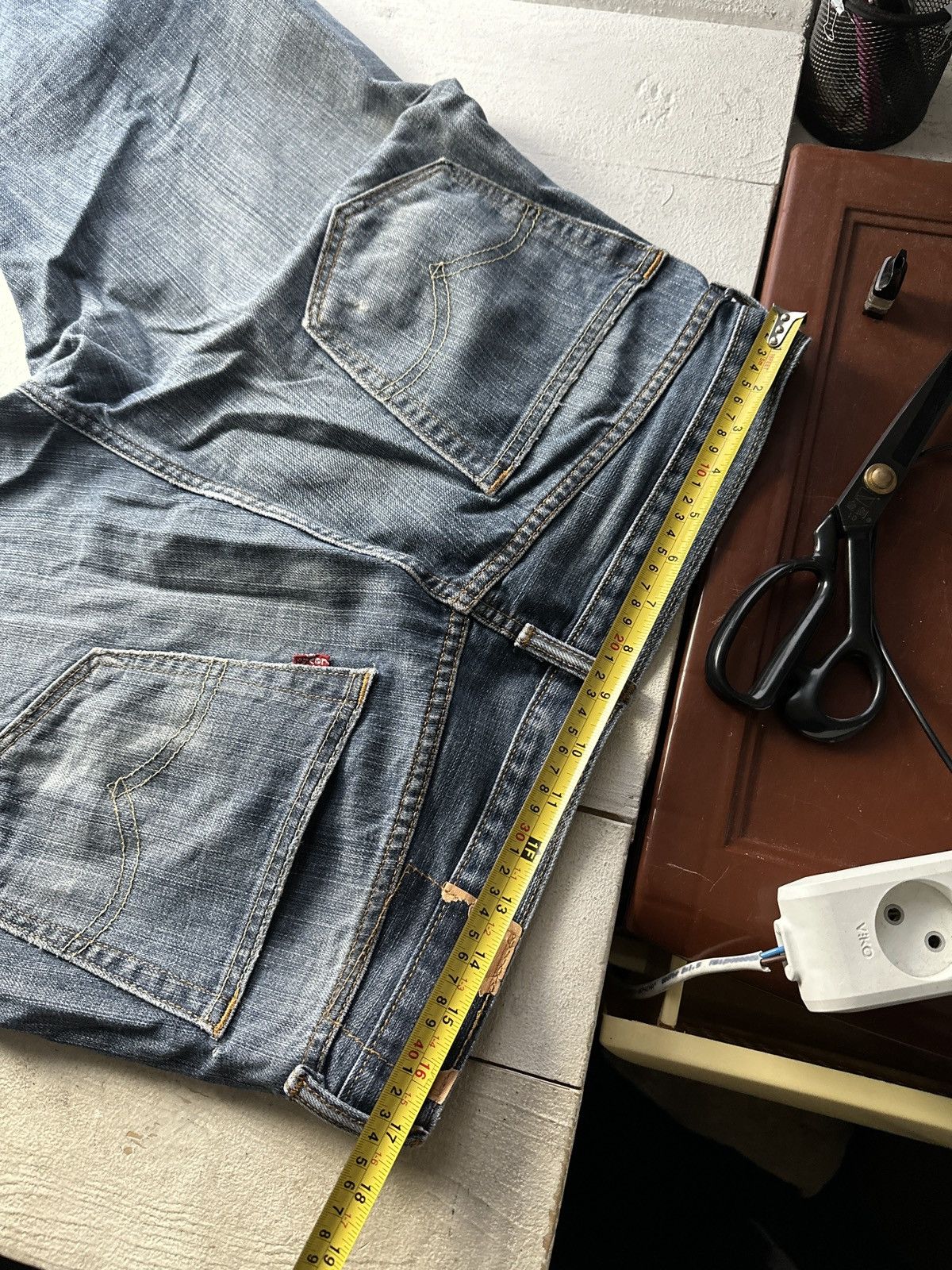 Levi's 🚨Vintage 90s Levis Jeans 00505 Rare Light Wash Denim 505 Size US 34 / EU 50 - 18 Thumbnail