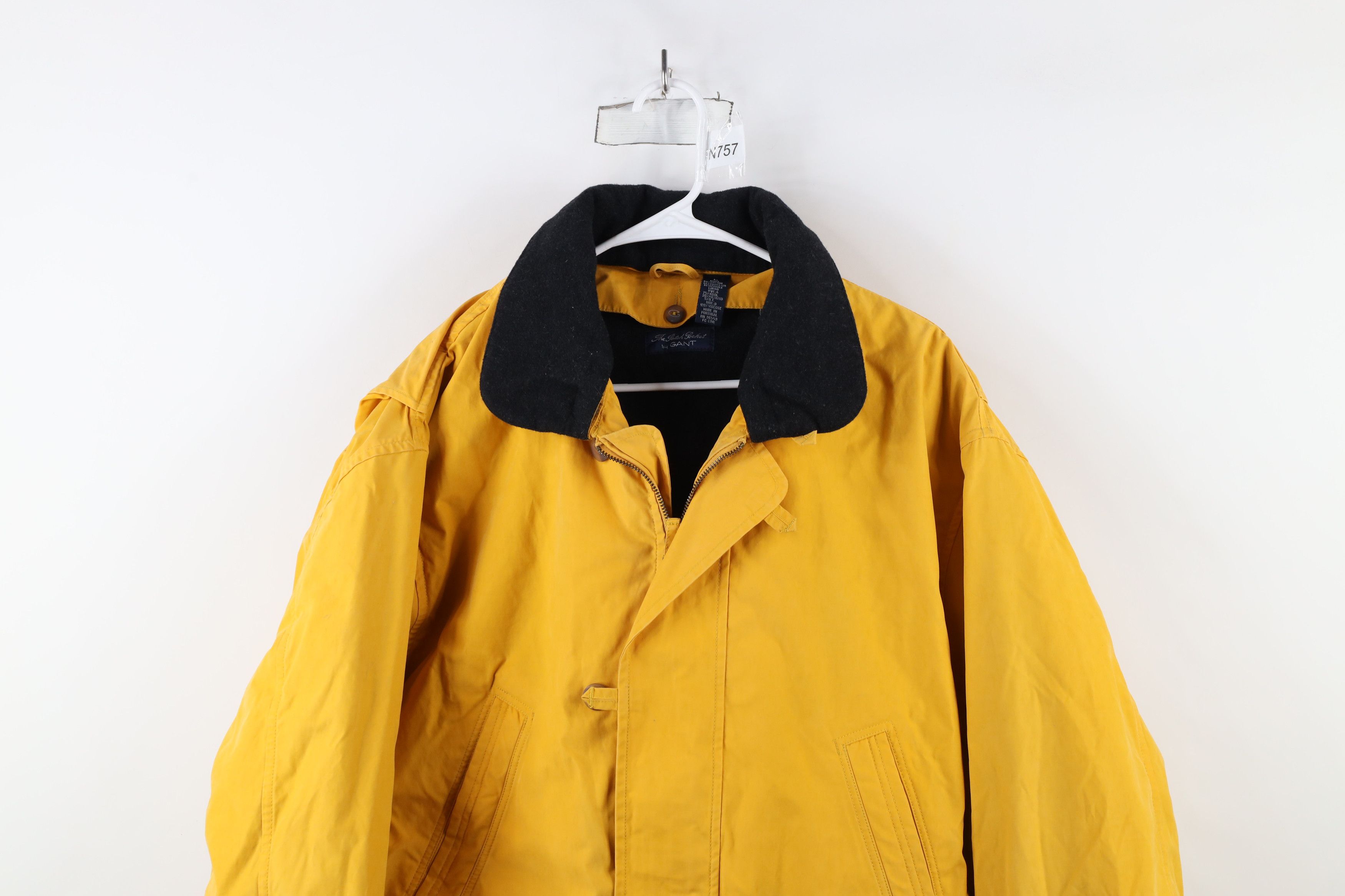 Vintage Vintage 90s Streetwear Heavyweight Looped Button Jacket Size US L / EU 52-54 / 3 - 2 Thumbnail