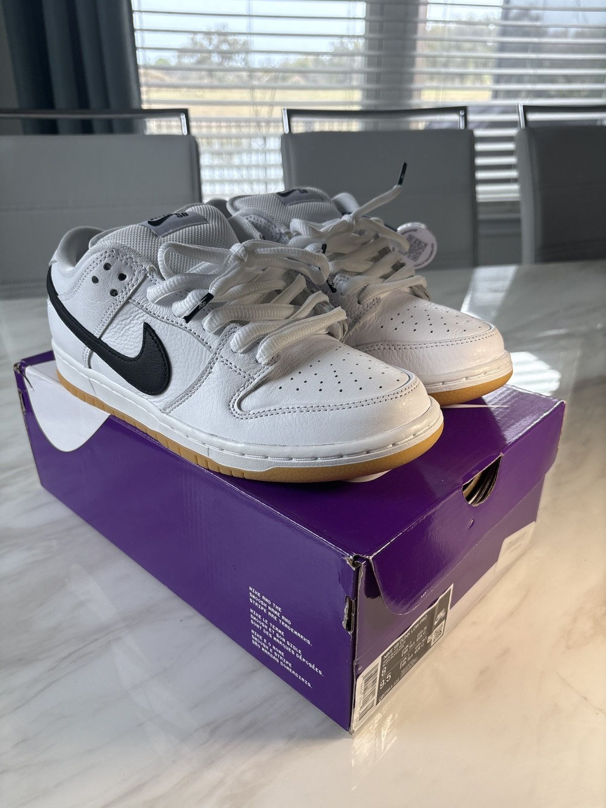 Nike SB Nike SB Dunk Low White Gum Size US 8 / EU 41 - 1 Thumbnail