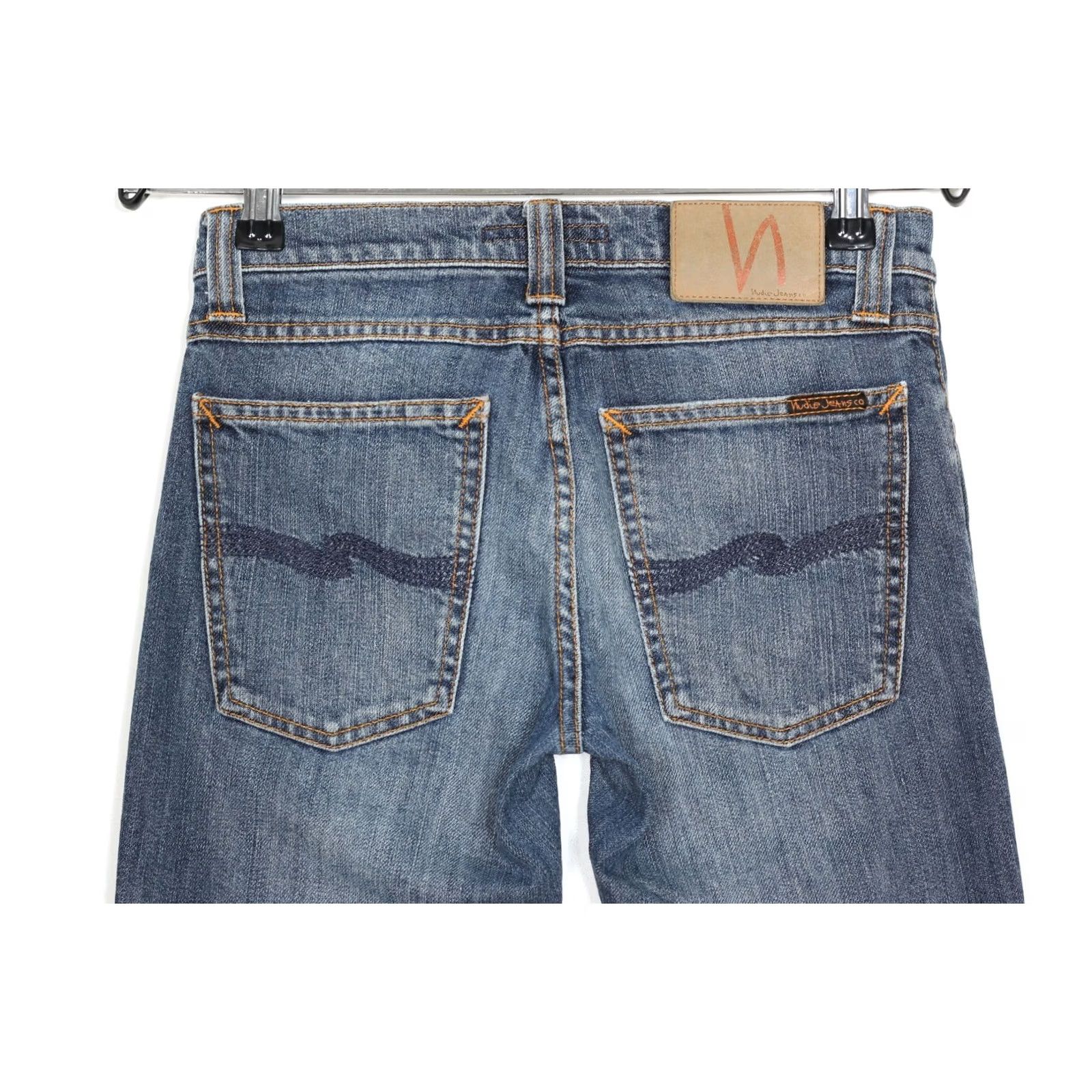 Nudie Jeans NUDIE JEANS NARROW BOOT Blue Nightrider Bootcut Jeans Women W25 L32 DZ4242 Size 42" / US 20 - 3 Thumbnail