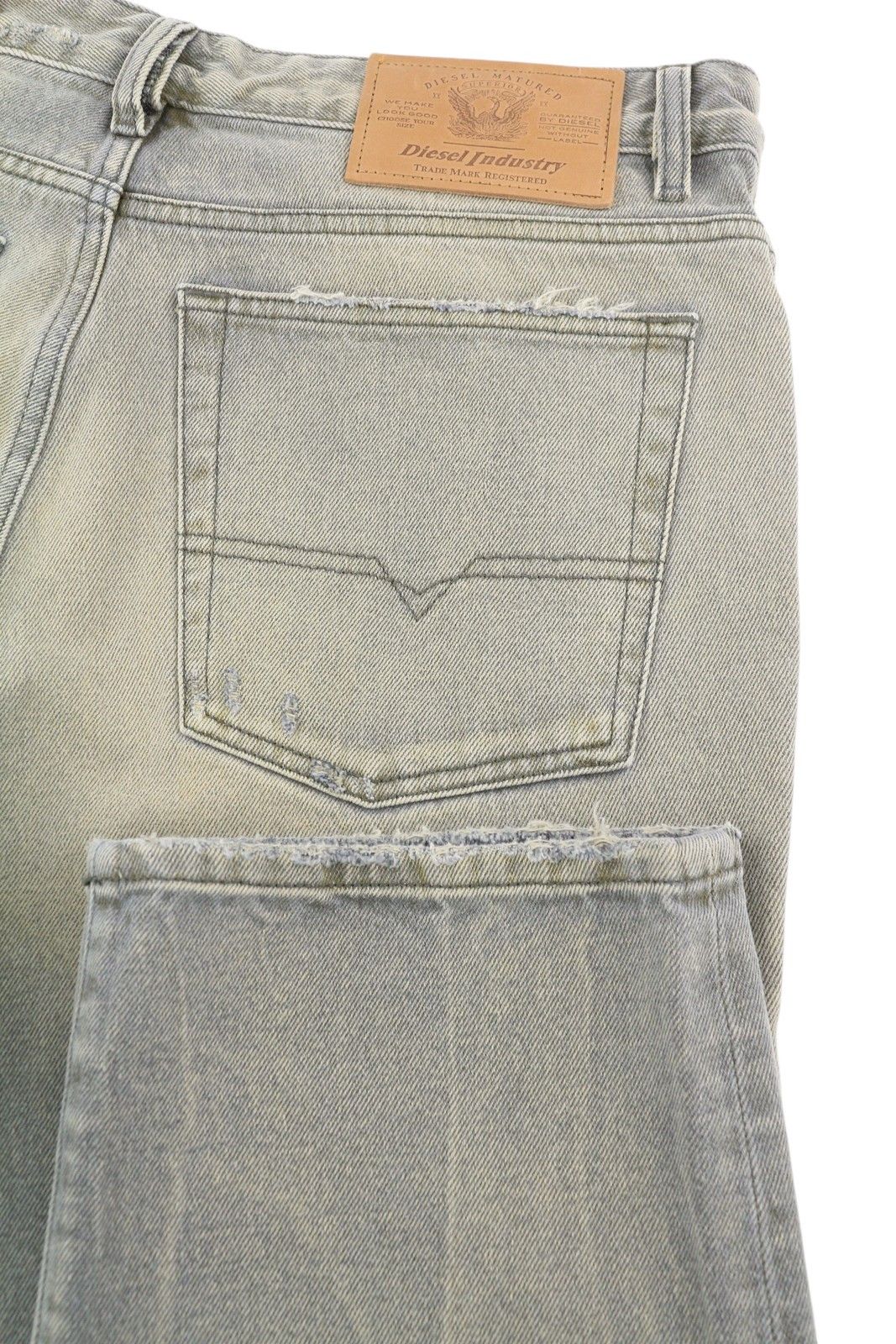 Diesel 1955 09D87 W34/L34 Aged Look Regular Straight 85423 Size US 34 / EU 50 - 4 Thumbnail