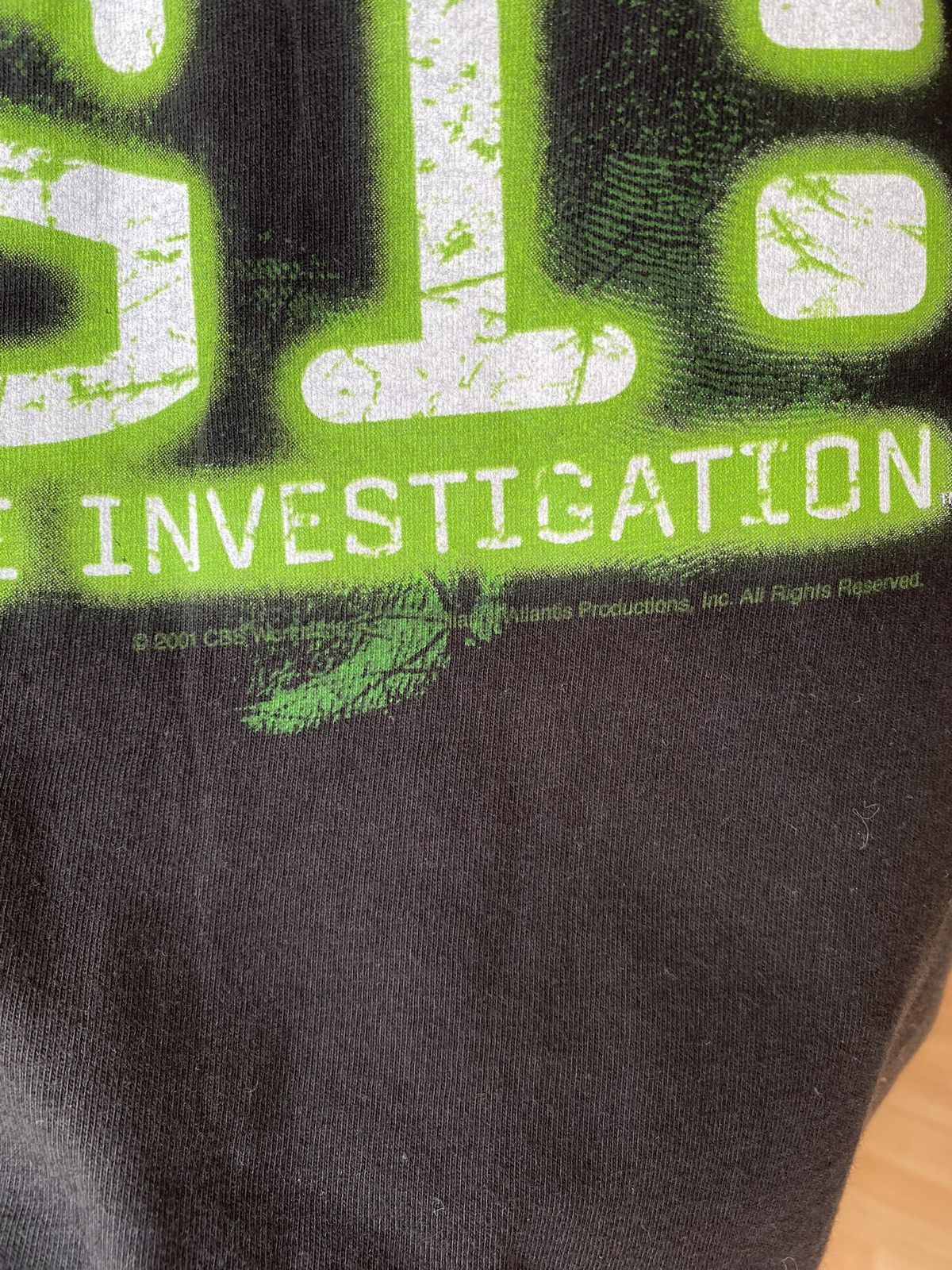 The Unbranded Brand Vintage 2001 CSI Crime SceneInvestigation TV Show Promo Tee Size US XL / EU 56 / 4 - 5 Thumbnail