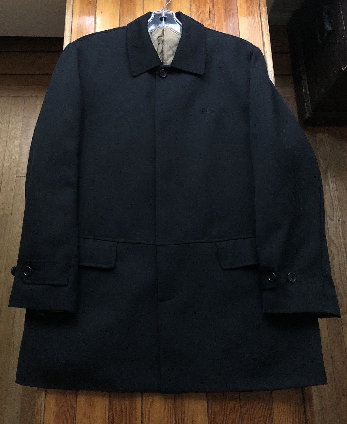 Balenciaga Gorgeous Vintage Gold Padded Wool Overcoat Size US L / EU 52-54 / 3 - 5 Thumbnail
